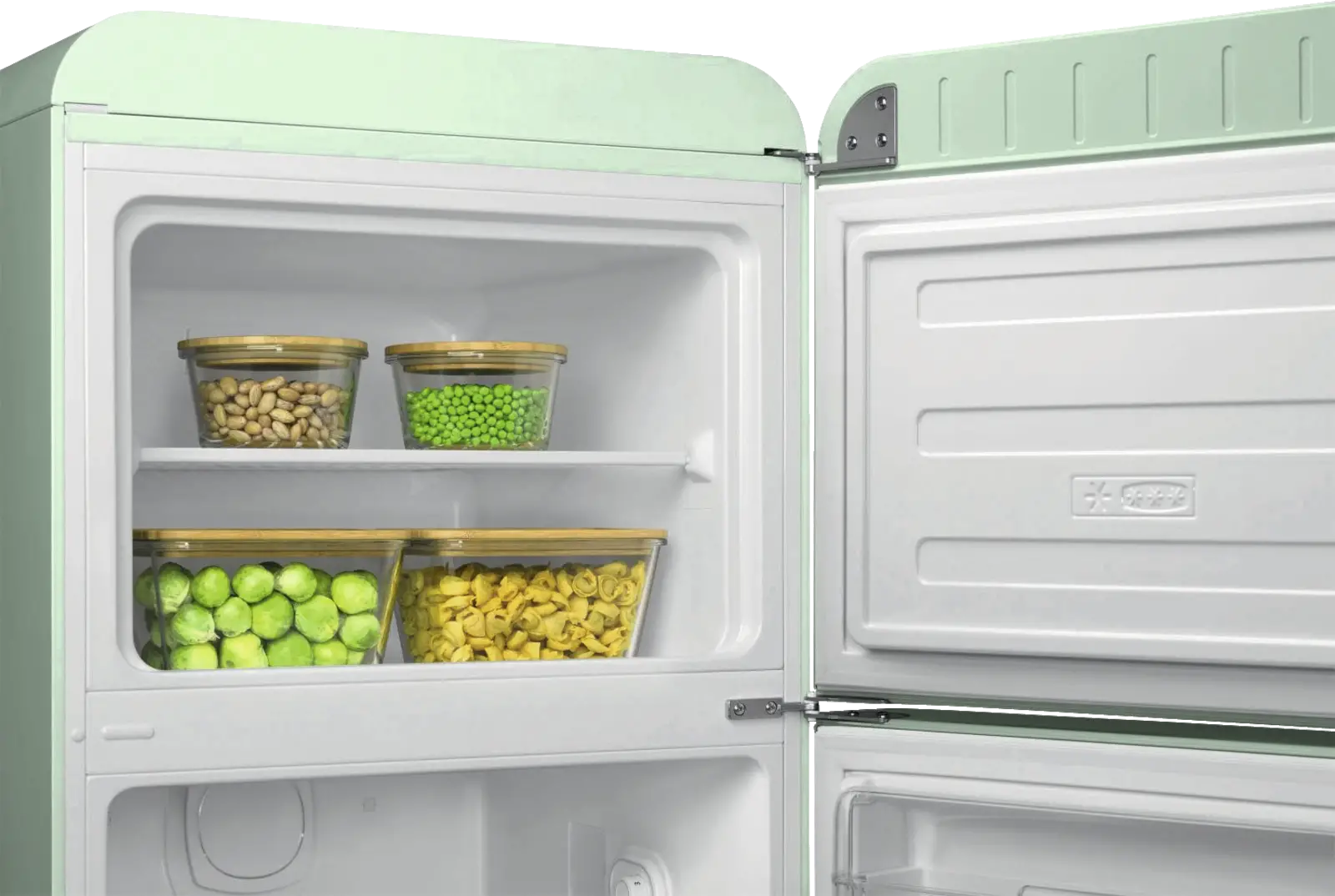 SMEG FAB30RPG6 Koel-vriescombinatie 50's Style - Watergroen