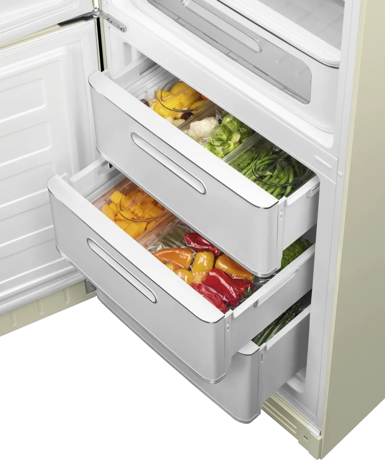 SMEG FAB32LCR6 Koel-vriescombinatie 50's Style - Creme