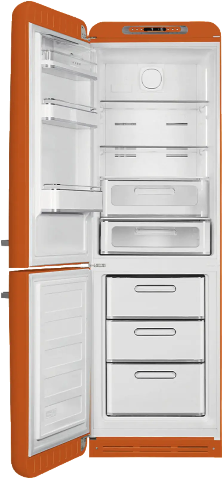 SMEG FAB32LOR6 Koel-vriescombinatie 50's Style - Oranje