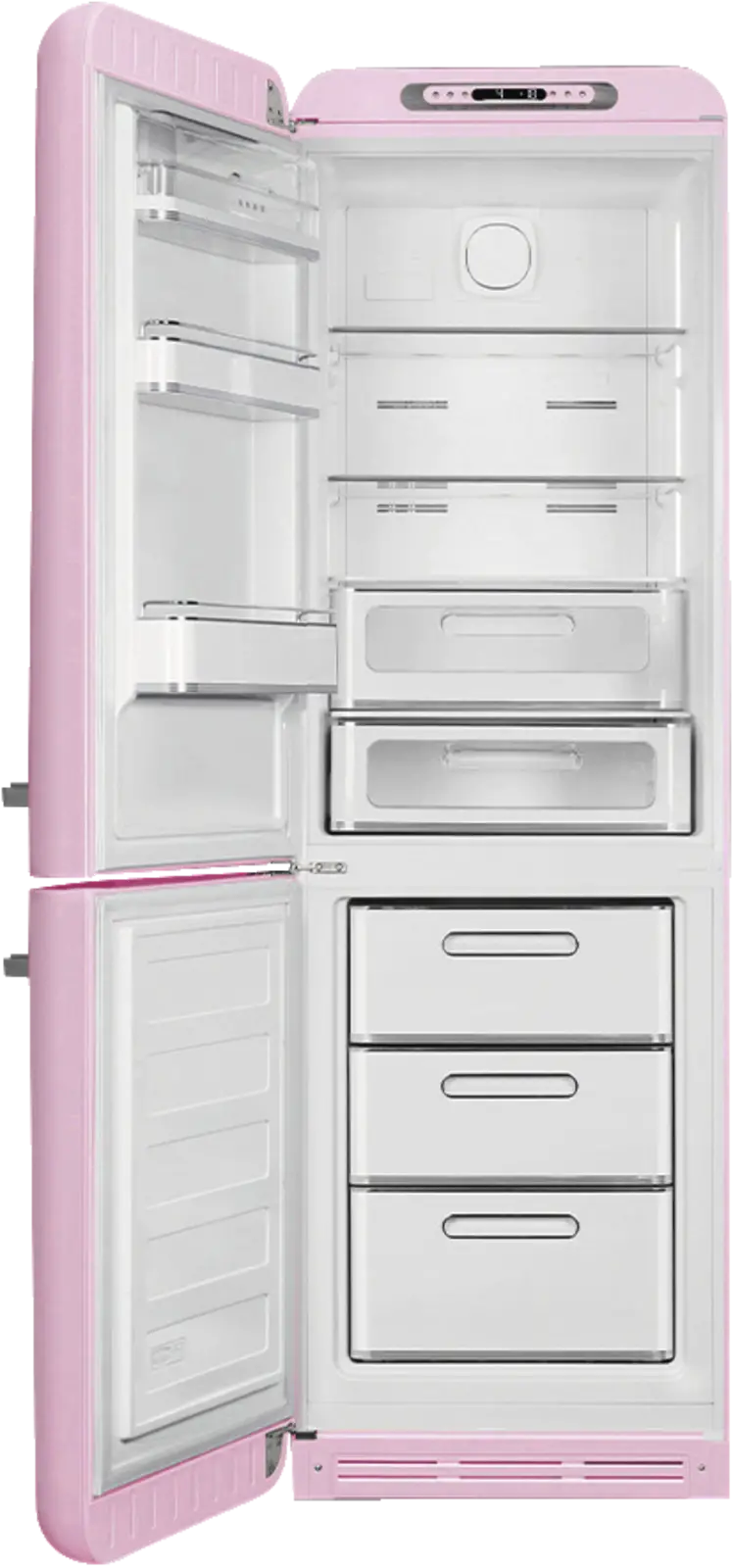 SMEG FAB32LPK6 Koel-vriescombinatie 50's Style - Roze