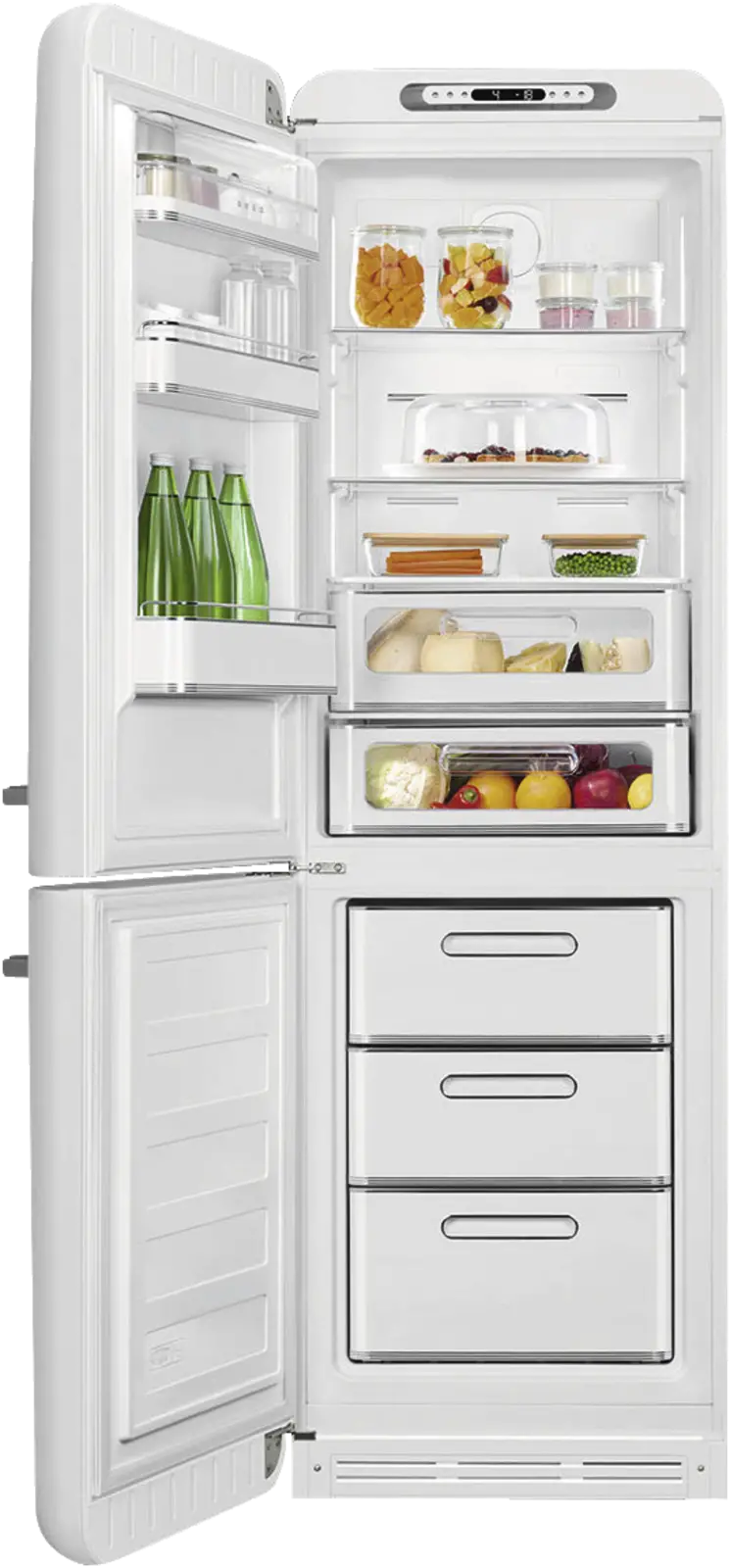 SMEG FAB32LWH6 Koel-vriescombinatie 50's Style - Wit