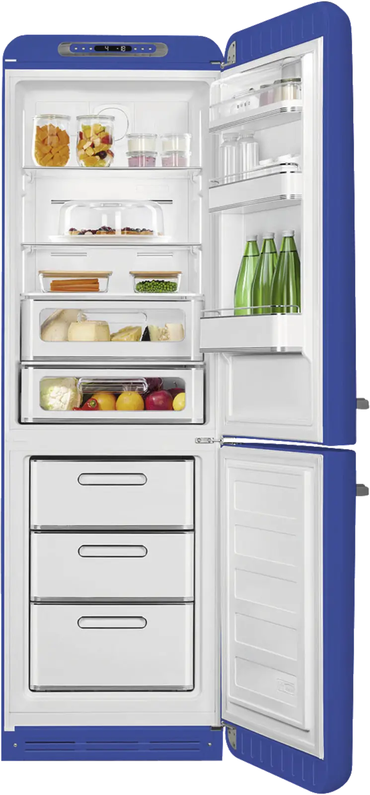 SMEG FAB32RBE6 Koel-vriescombinatie 50's Style - Blauw