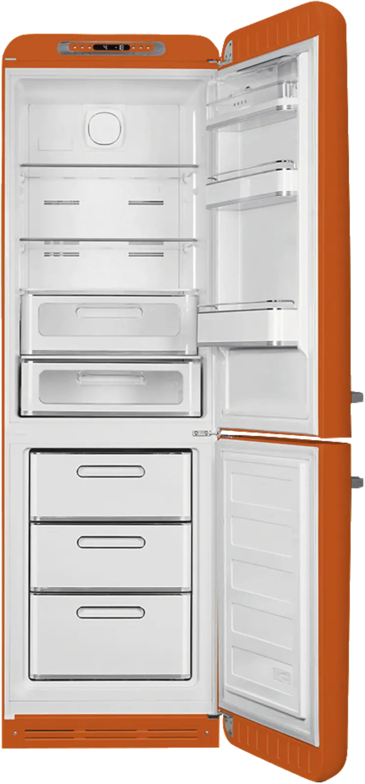SMEG FAB32ROR6 Koel-vriescombinatie 50's Style - Oranje