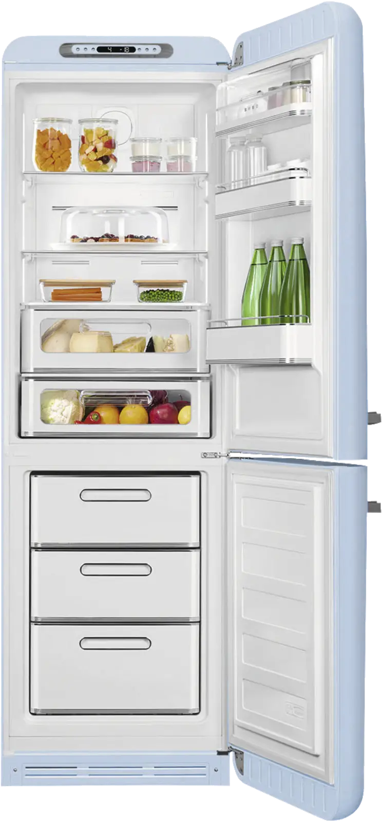 SMEG FAB32RPB6 Koel-vriescombinatie 50's Style - Pastelblauw