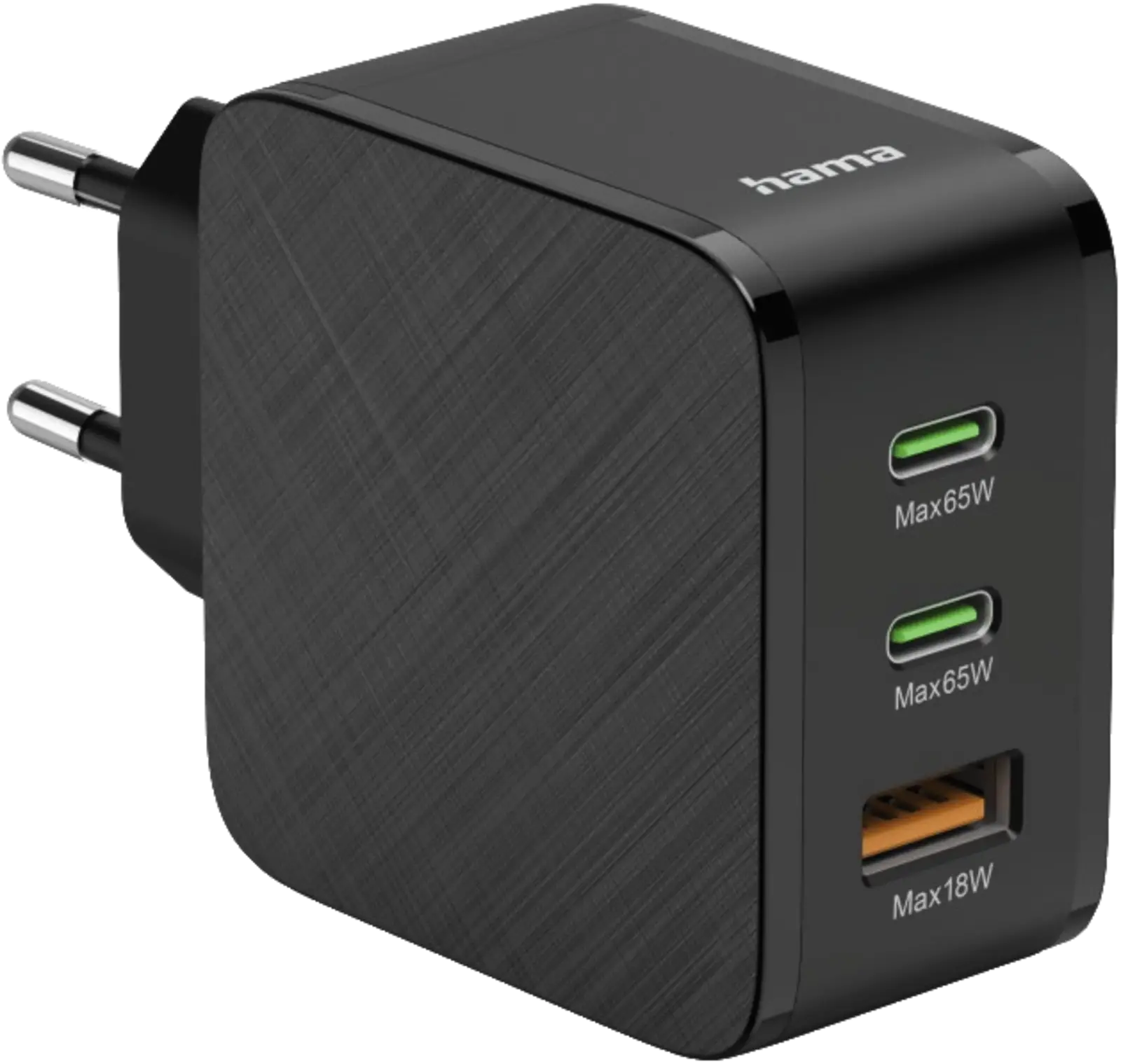 201961 Snellader, 2x USB-C PD, 1x USB-A QC, 65 W