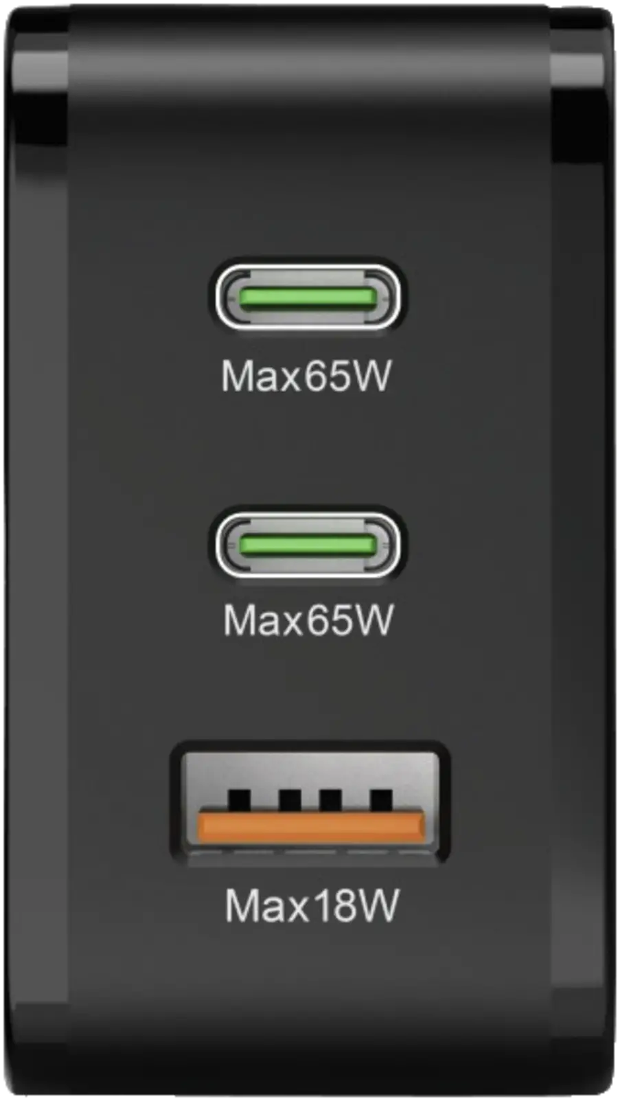 201961 Snellader, 2x USB-C PD, 1x USB-A QC, 65 W