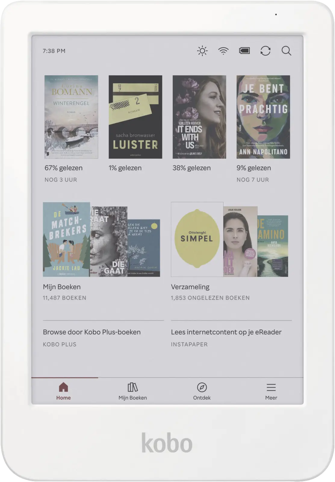 Kobo Clara Colour eReader Wit 