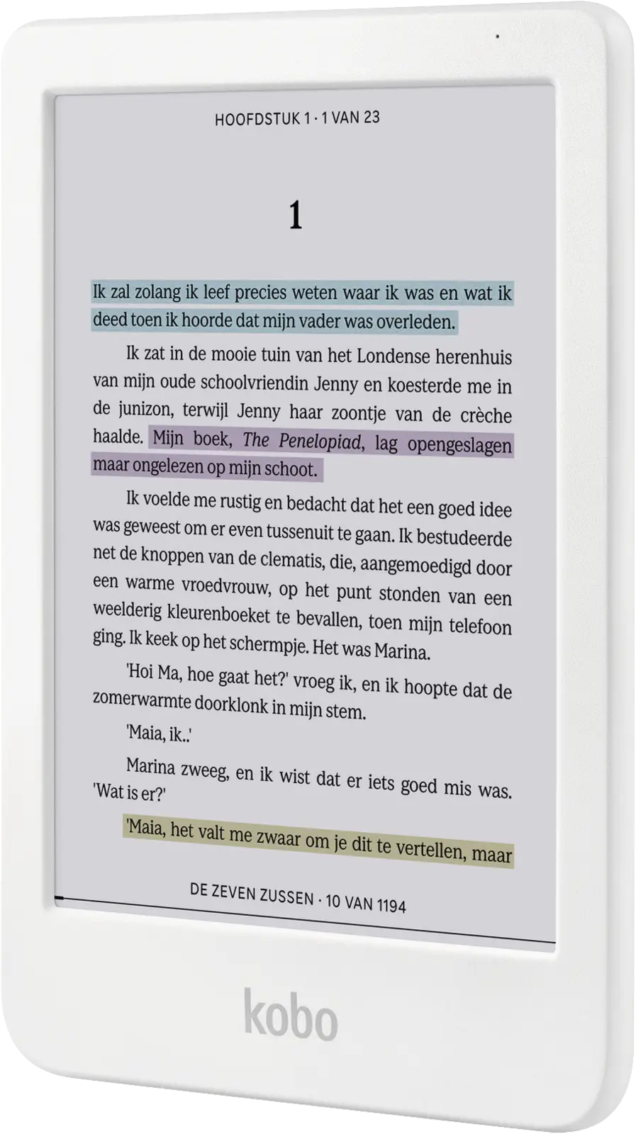 Kobo Clara Colour eReader Wit 