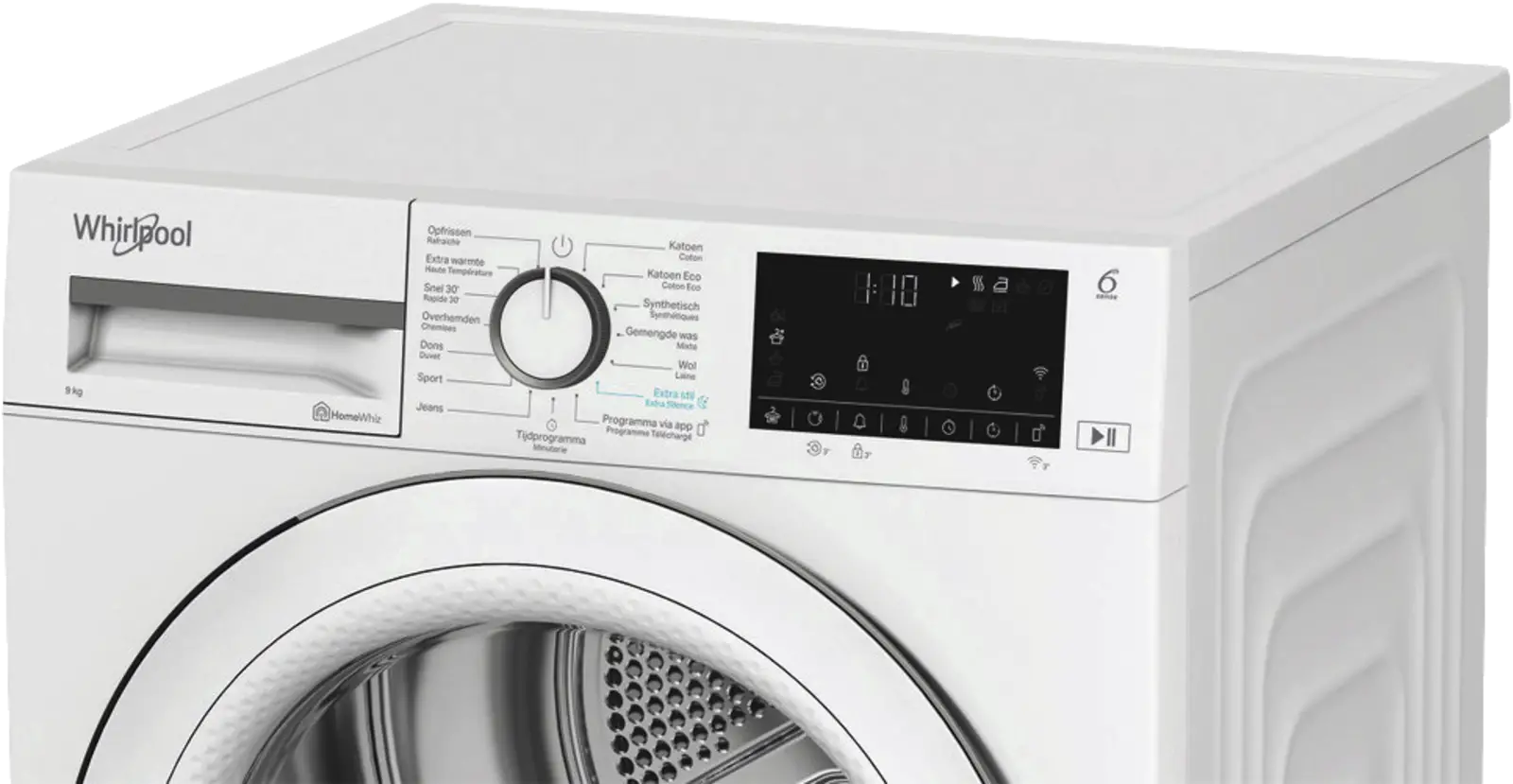 Whirlpool C WD 94M WWS BE Warmtepompdroger