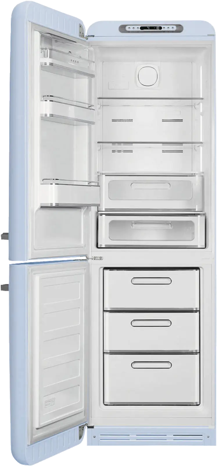 SMEG FAB32LPB6 Koel-vriescombinatie 50's Style - Pastel Blauw