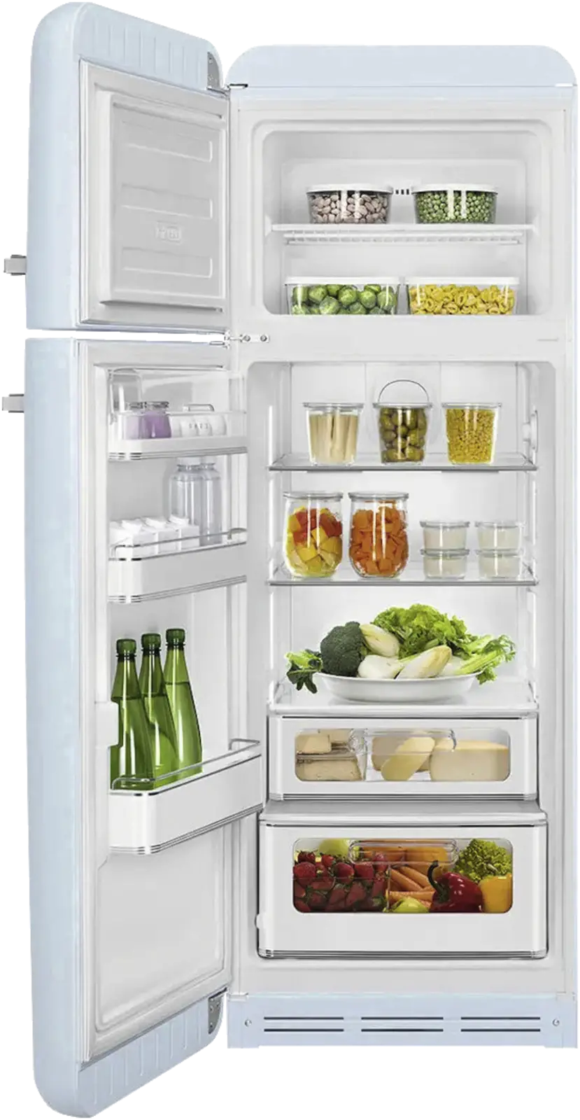 SMEG FAB30LPB6 Koel-vriescombinatie 50"s Style - Pastel Blauw