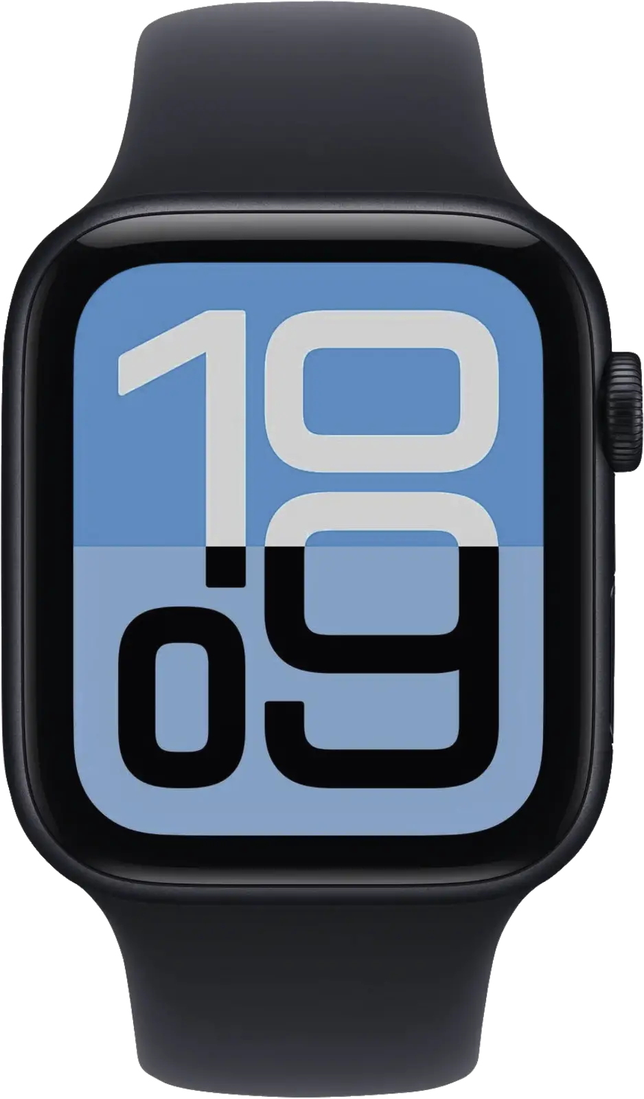 Apple Watch SE 3 44mm GPS Sportband S/M Zwart