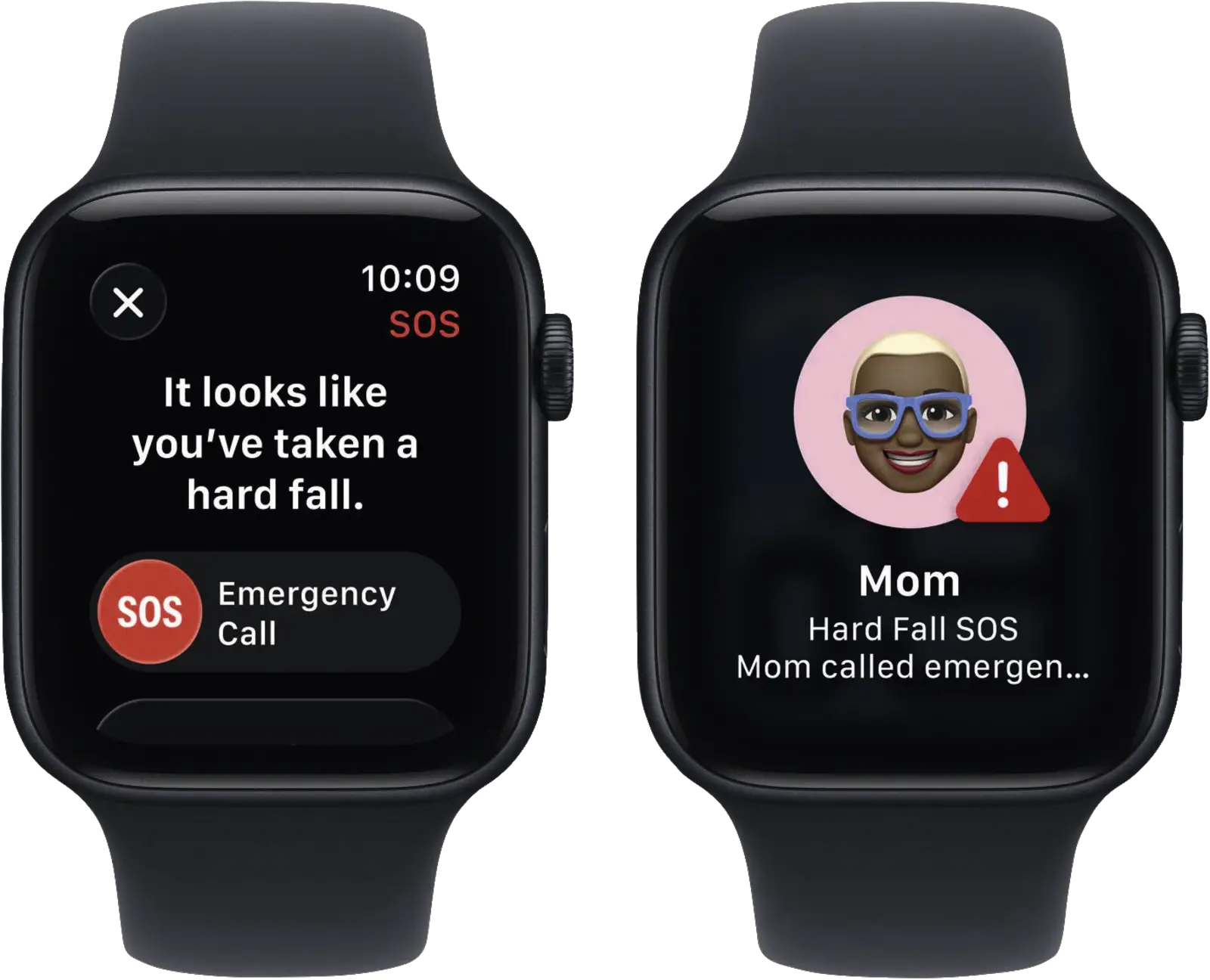 Apple Watch SE 3 44mm GPS Sportband M/L Zwart