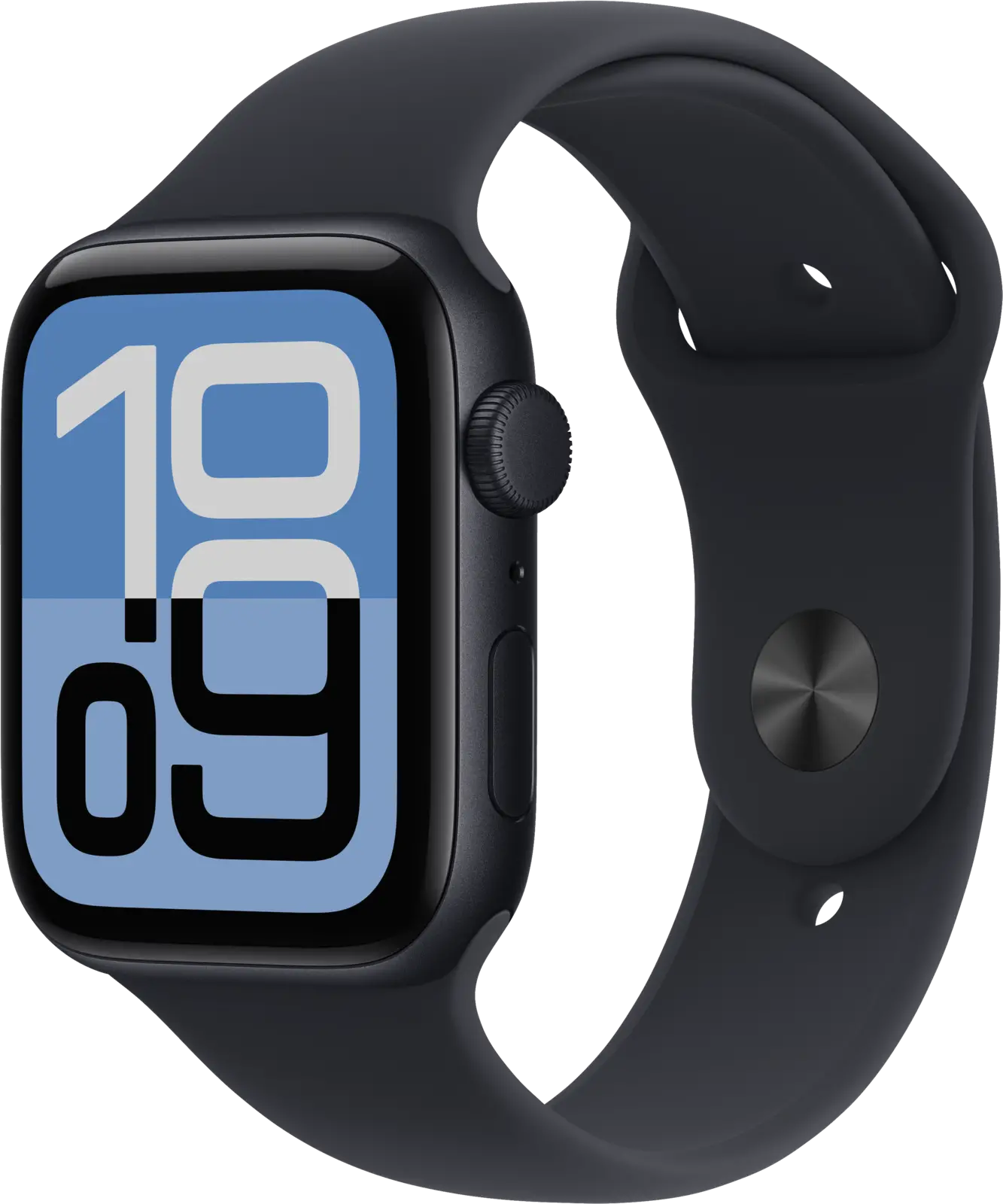 Apple Watch SE 3 44mm GPS Sportband M/L Zwart
