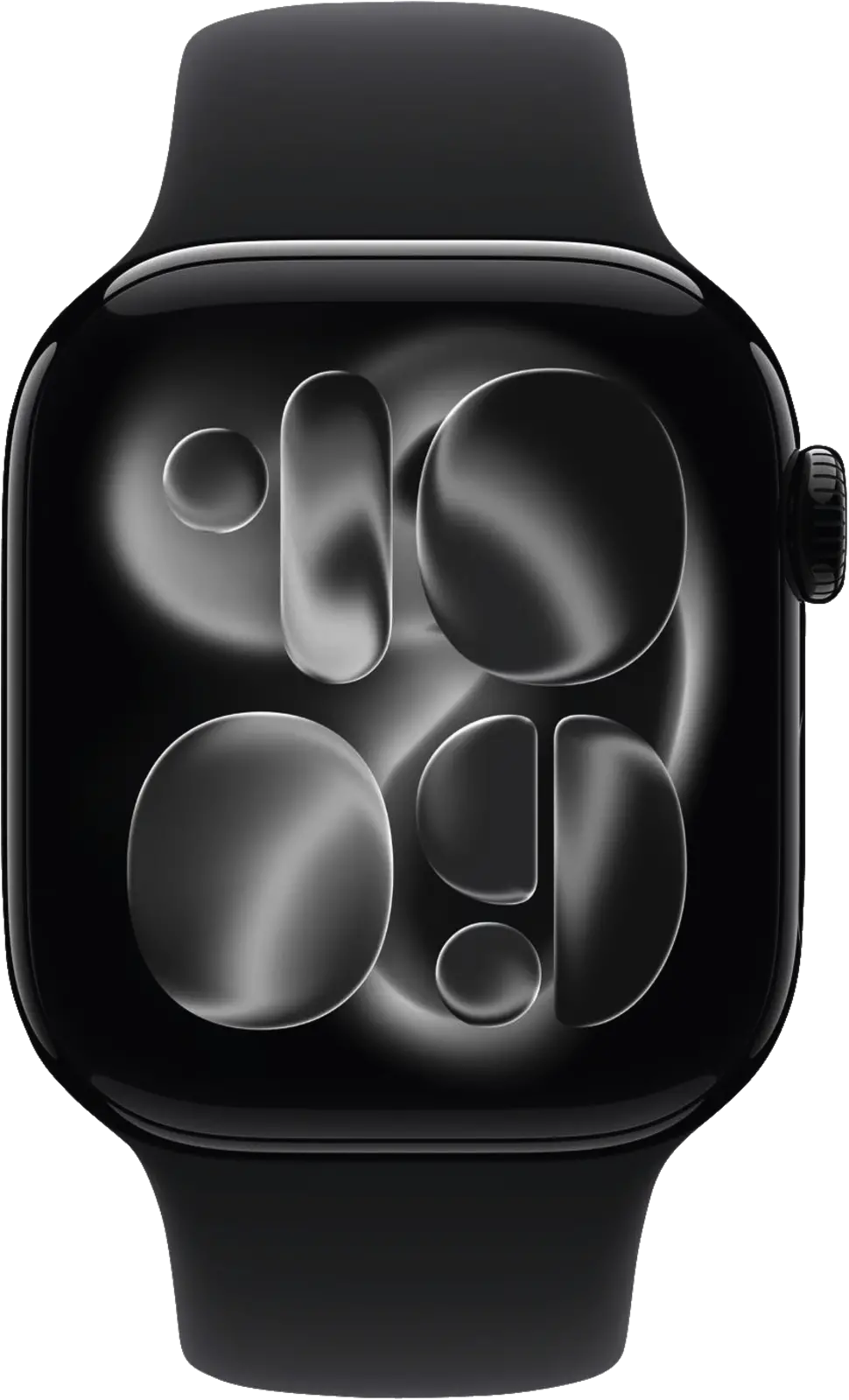 Apple Watch Series 11 42mm GPS Aluminium Sportband S/M Zwart