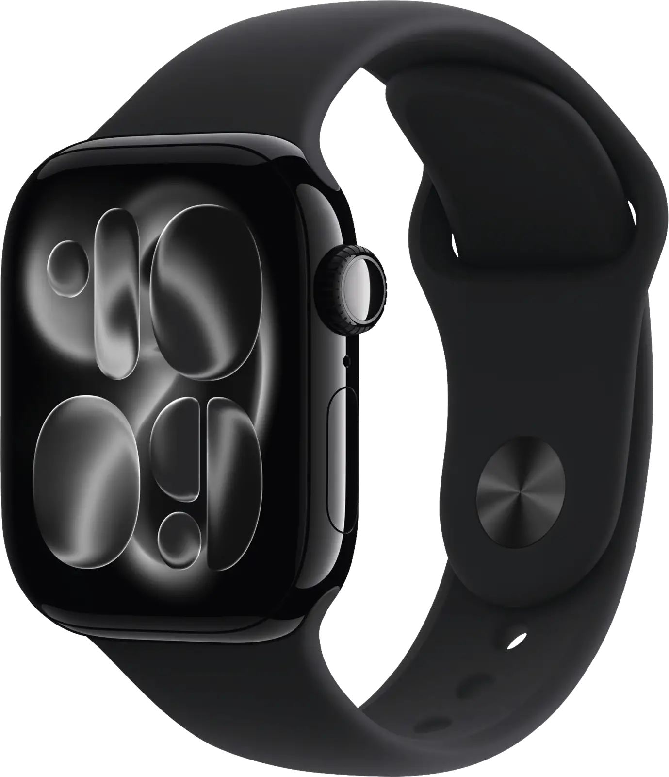 Apple Watch Series 11 42mm GPS Aluminium Sportband S/M Zwart