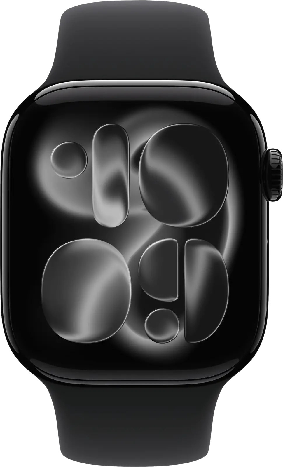 Apple Watch Series 11 42mm GPS Aluminium Sportband M/L Zwart
