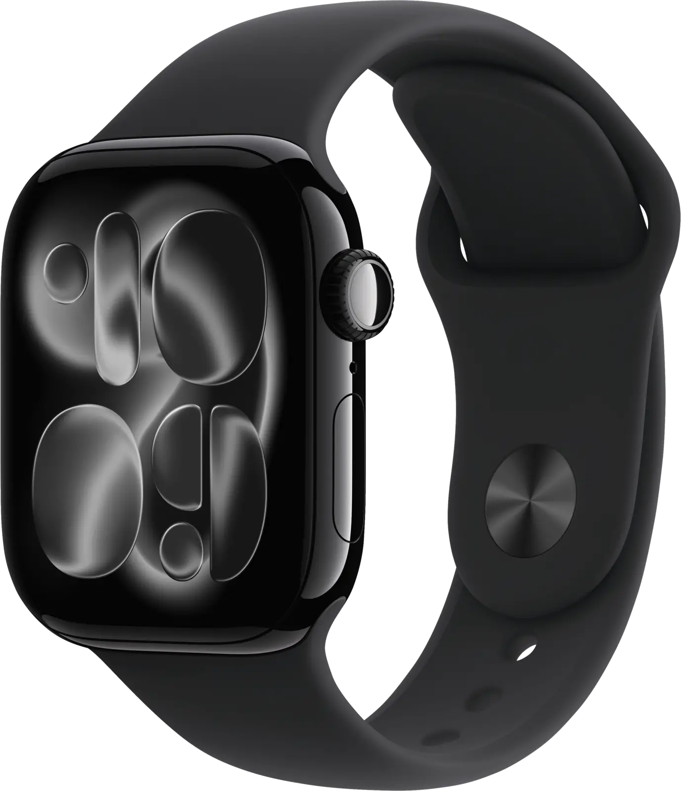 Apple Watch Series 11 42mm GPS Aluminium Sportband M/L Zwart