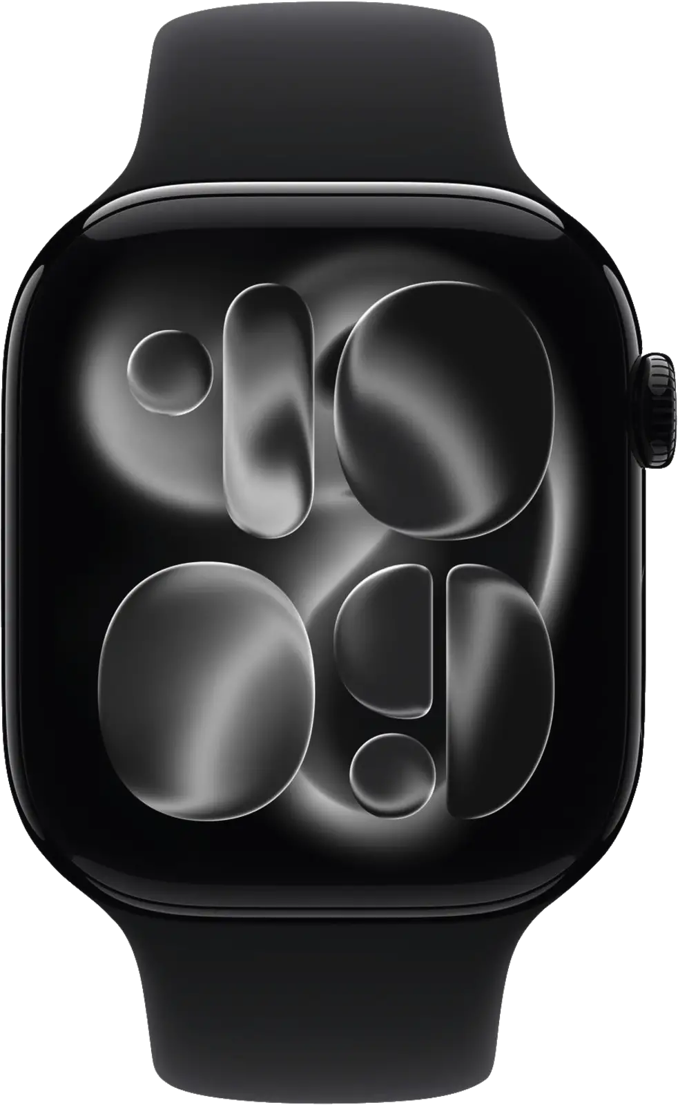 Apple Watch Series 11 46mm GPS Aluminium Sportband S/M Zwart