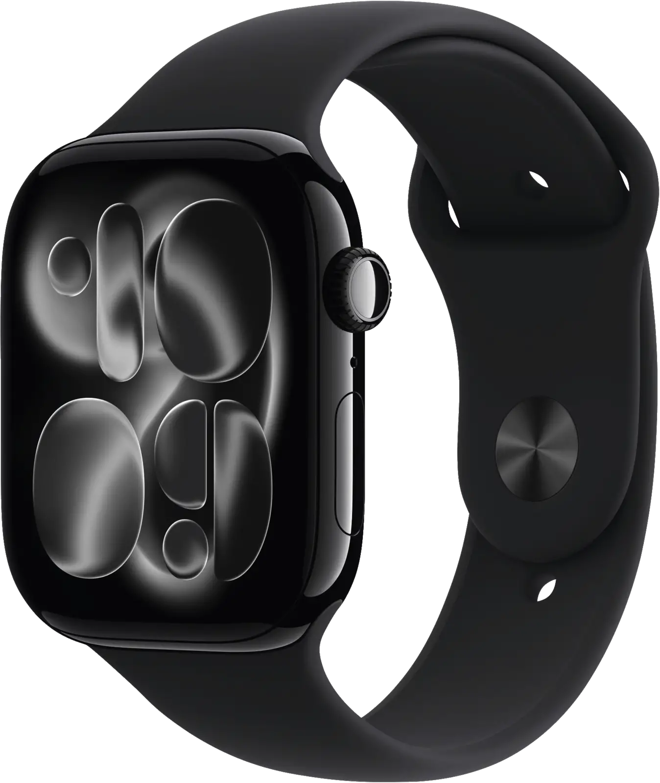 Apple Watch Series 11 46mm GPS Aluminium Sportband S/M Zwart