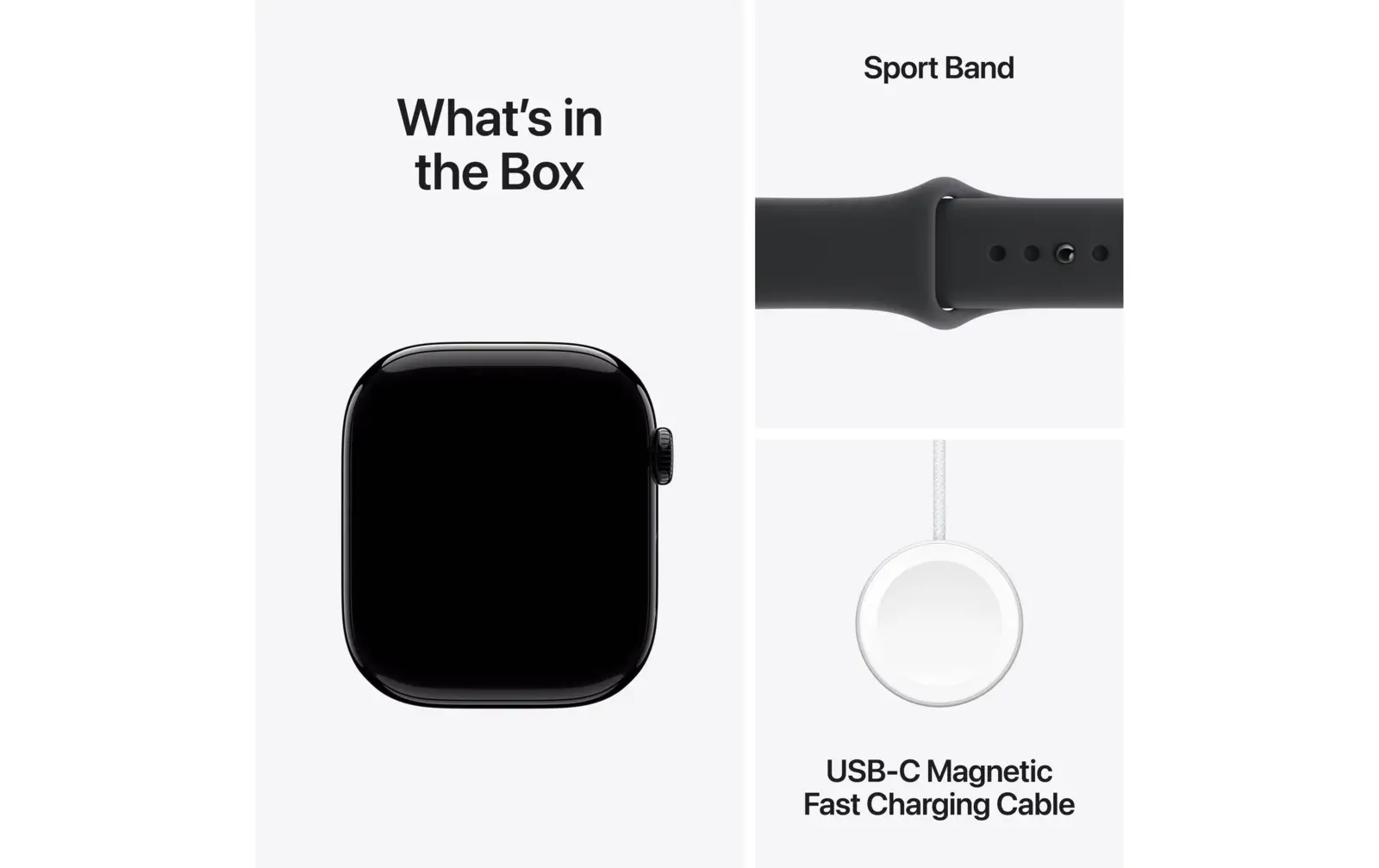 Apple Watch Series 11 GPS 46mm Aluminum Case Band M/L Jet Black