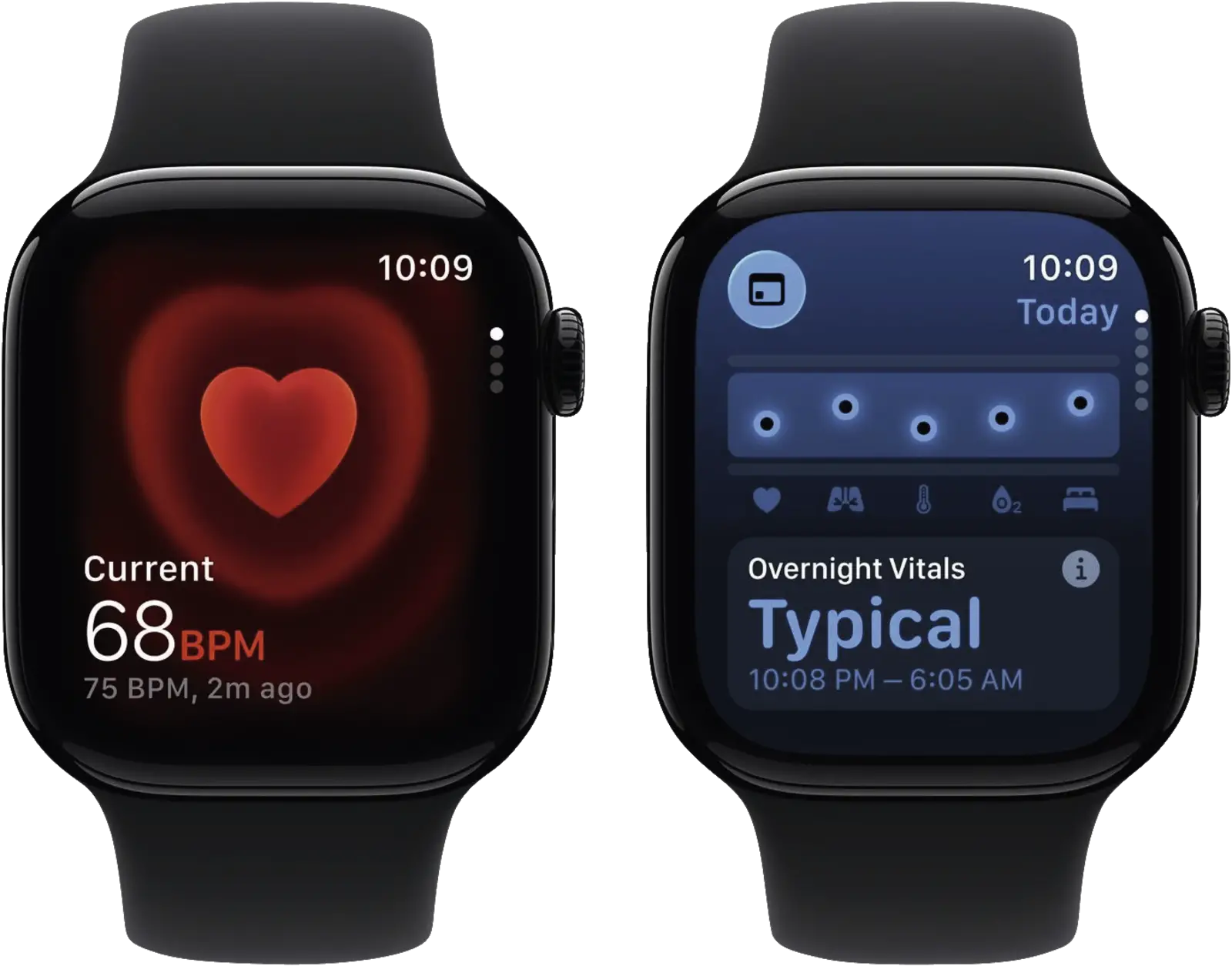 Apple Watch Series 11 42mm GPS + Cellular Sportband S/M Zwart