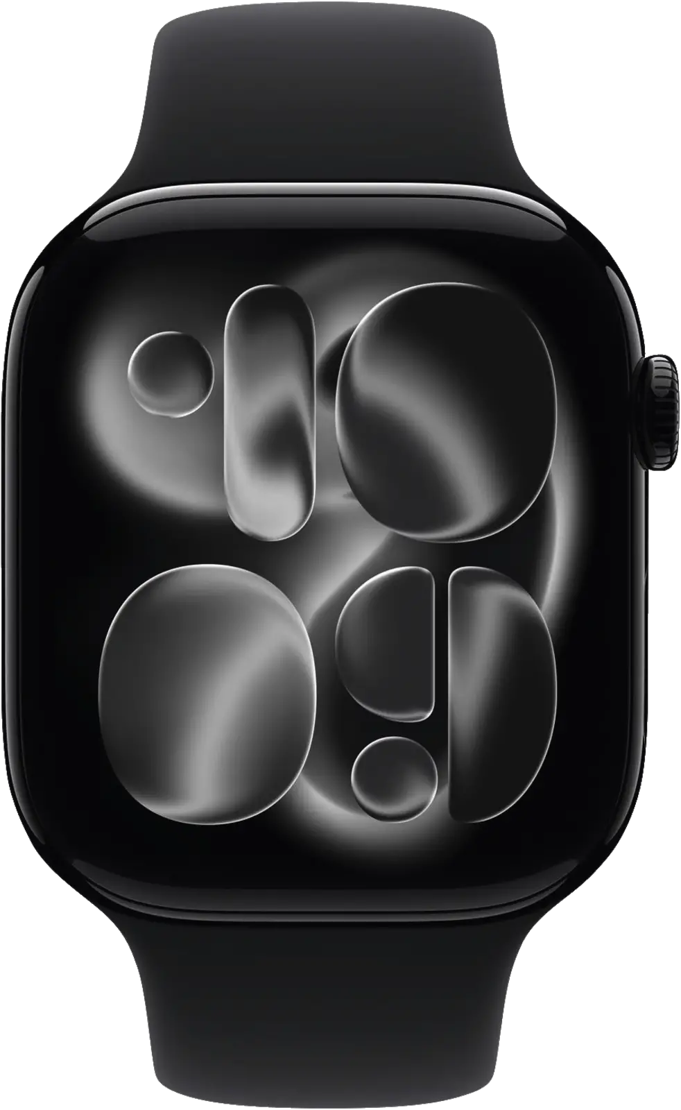 Apple Watch Series 11 GPS 46mm Aluminum Case Sportband S/M Zwart