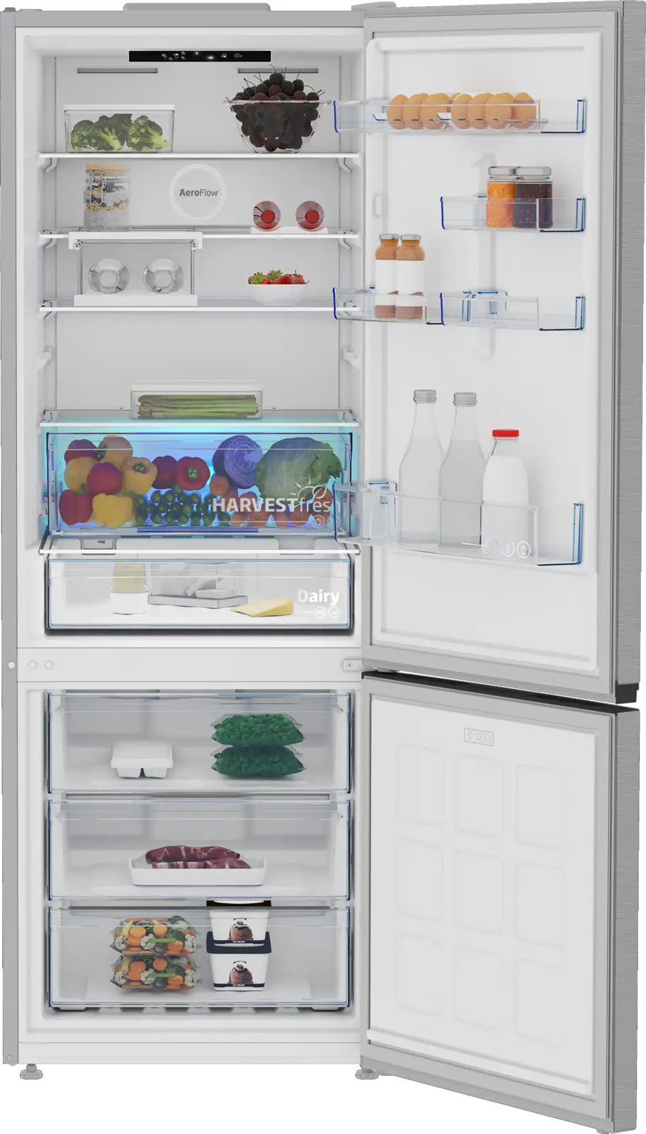 Beko B7RCNE566HXB1 Koel-vriescombinatie