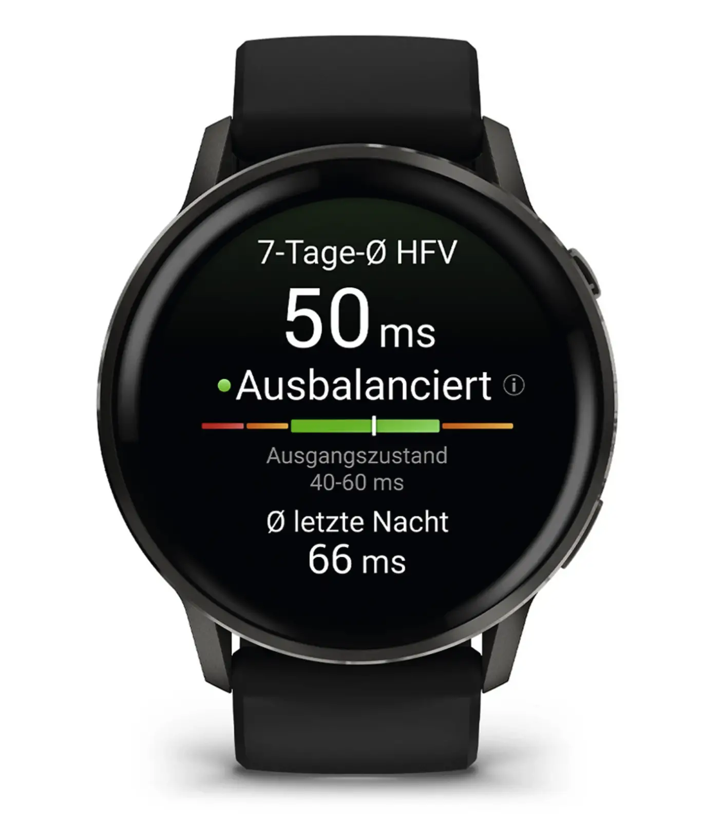Garmin Venu 4 - 45 mm met zwarte siliconen band