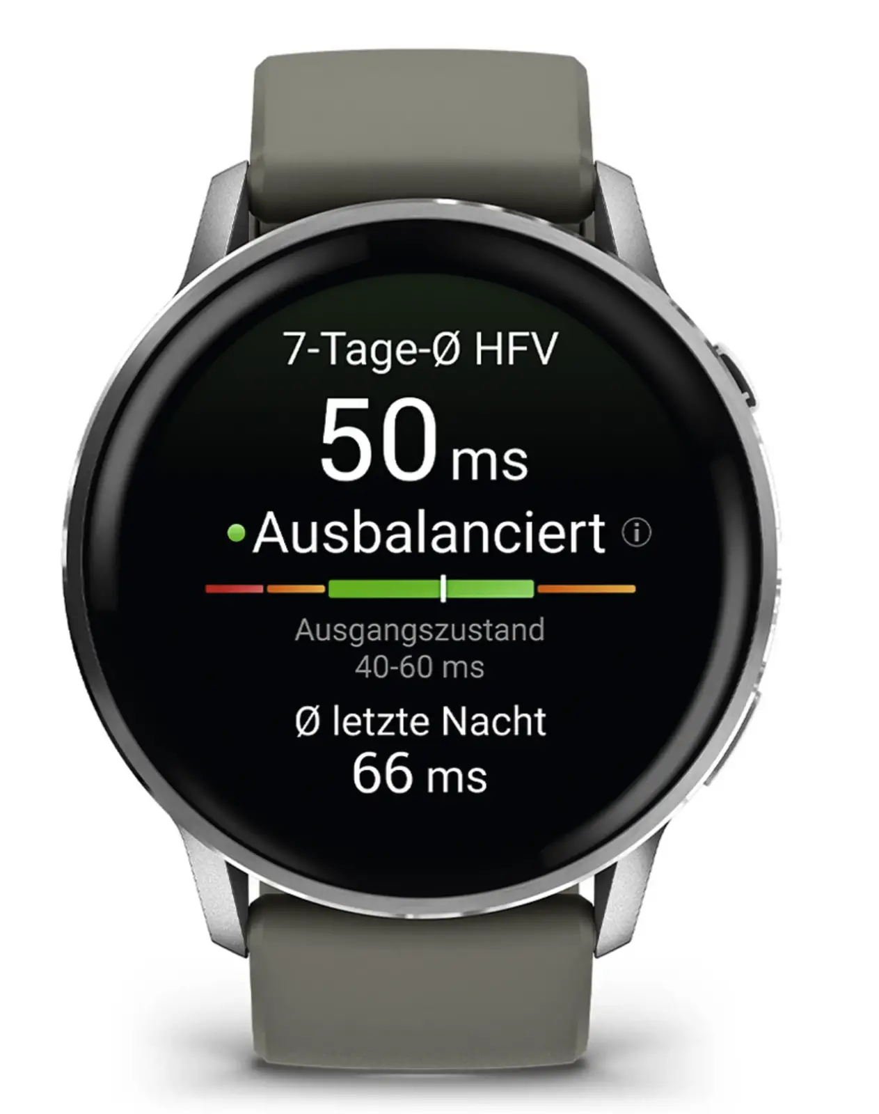 Garmin Venu 4 45 mm, Zilver met zilvergrijze siliconen band