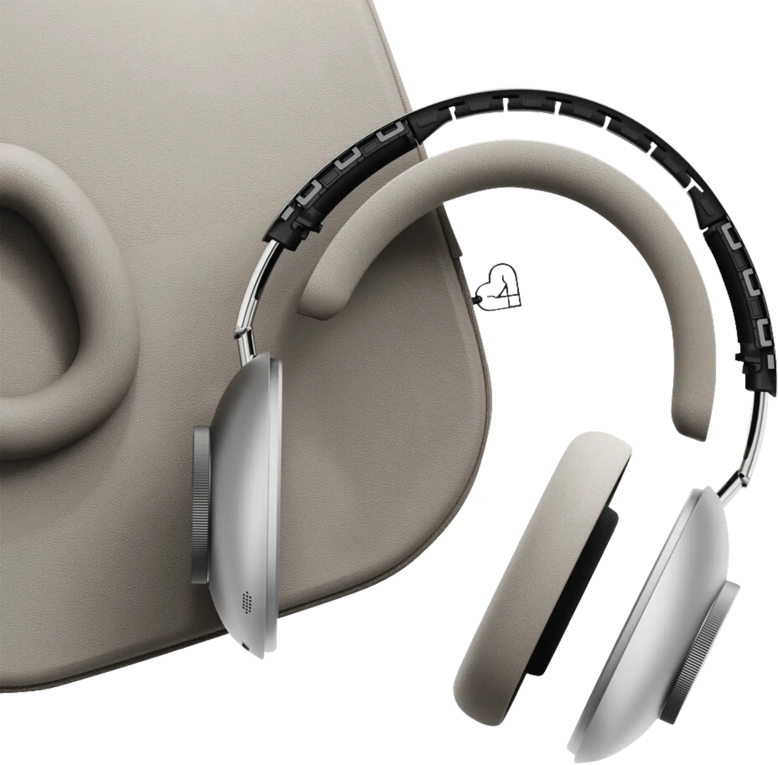 Loewe Leo Moonlight Beige over-ear hoofdtelefoon