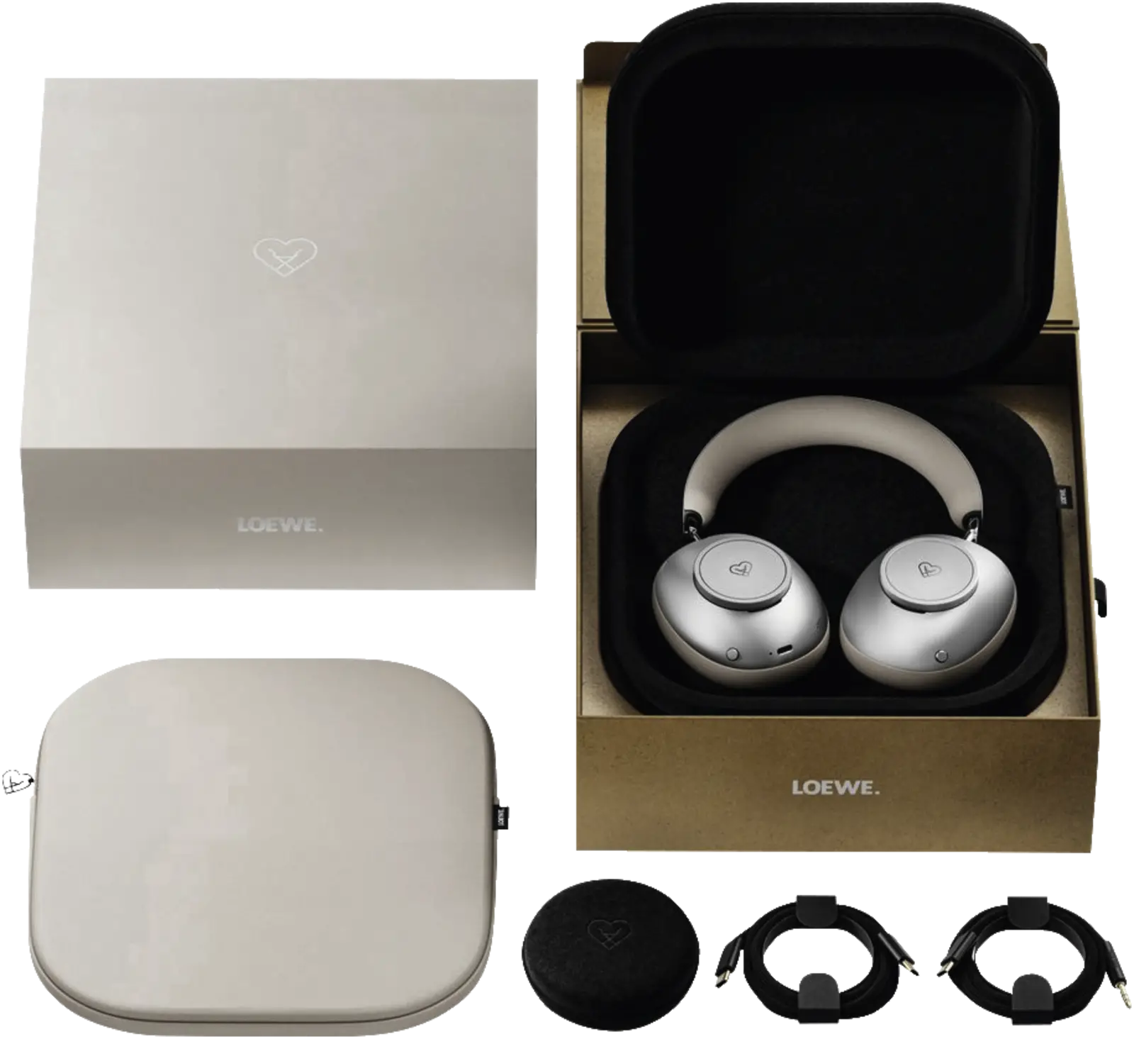 Loewe Leo Moonlight Beige over-ear hoofdtelefoon
