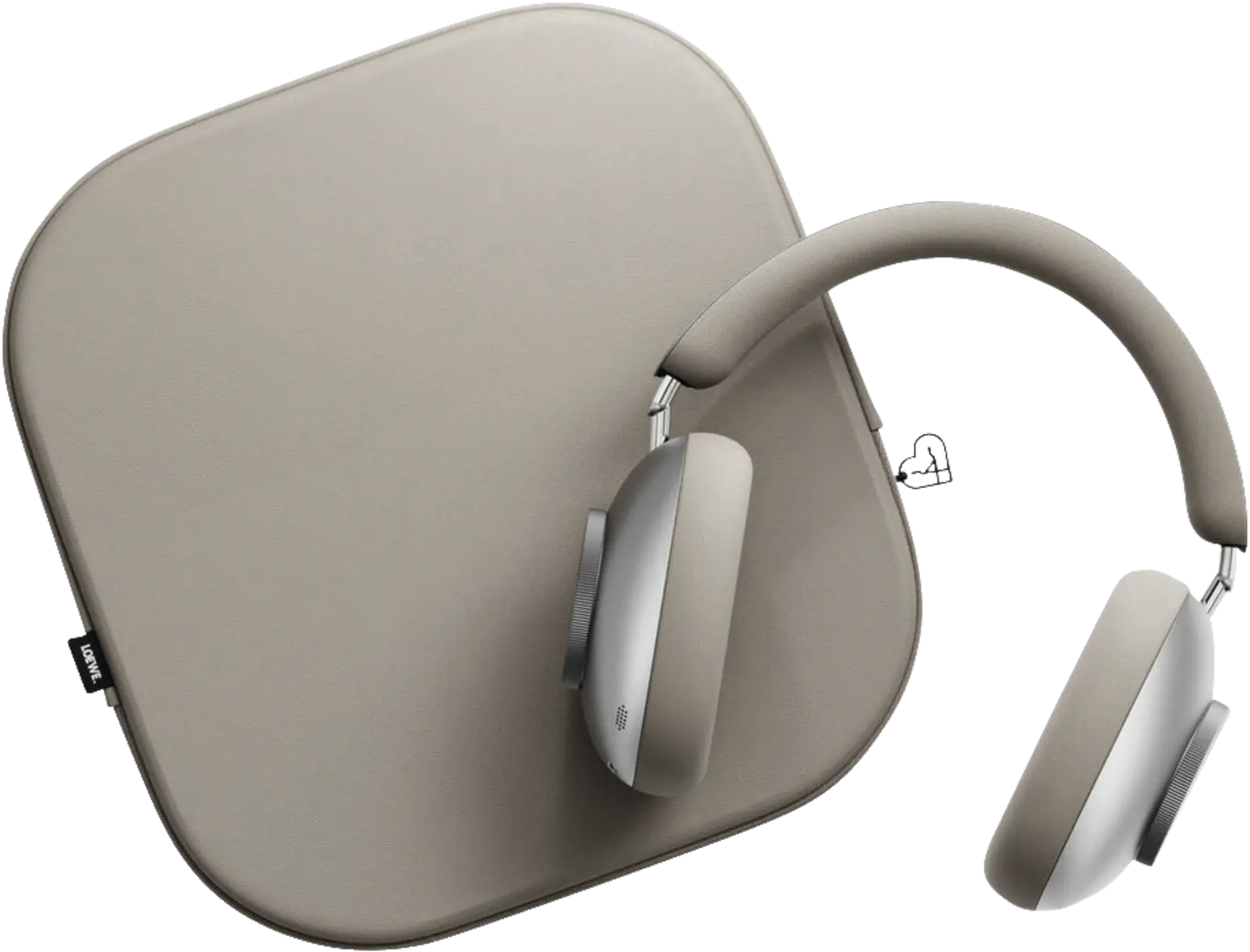 Loewe Leo Moonlight Beige over-ear hoofdtelefoon