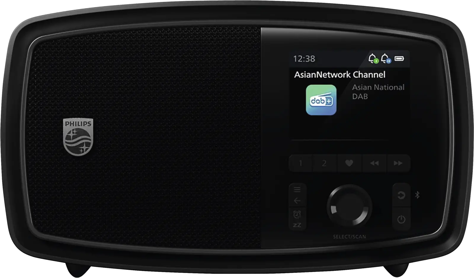 Philips TAV2000FB/00 The Janet Retro DAB+ Radio met Bluetooth Zwart