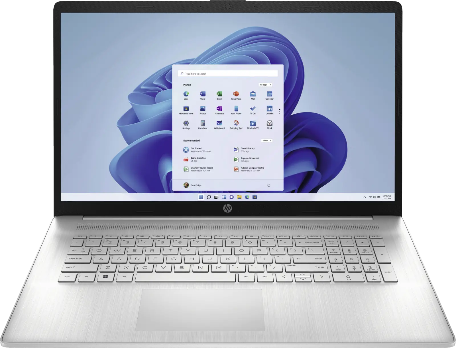 HP Notebook 17-cp2151nd Zilver