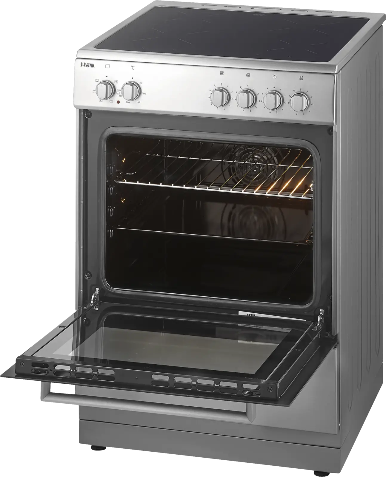 ETNA FIV560RVS Inductie- en Elektro Fornuis