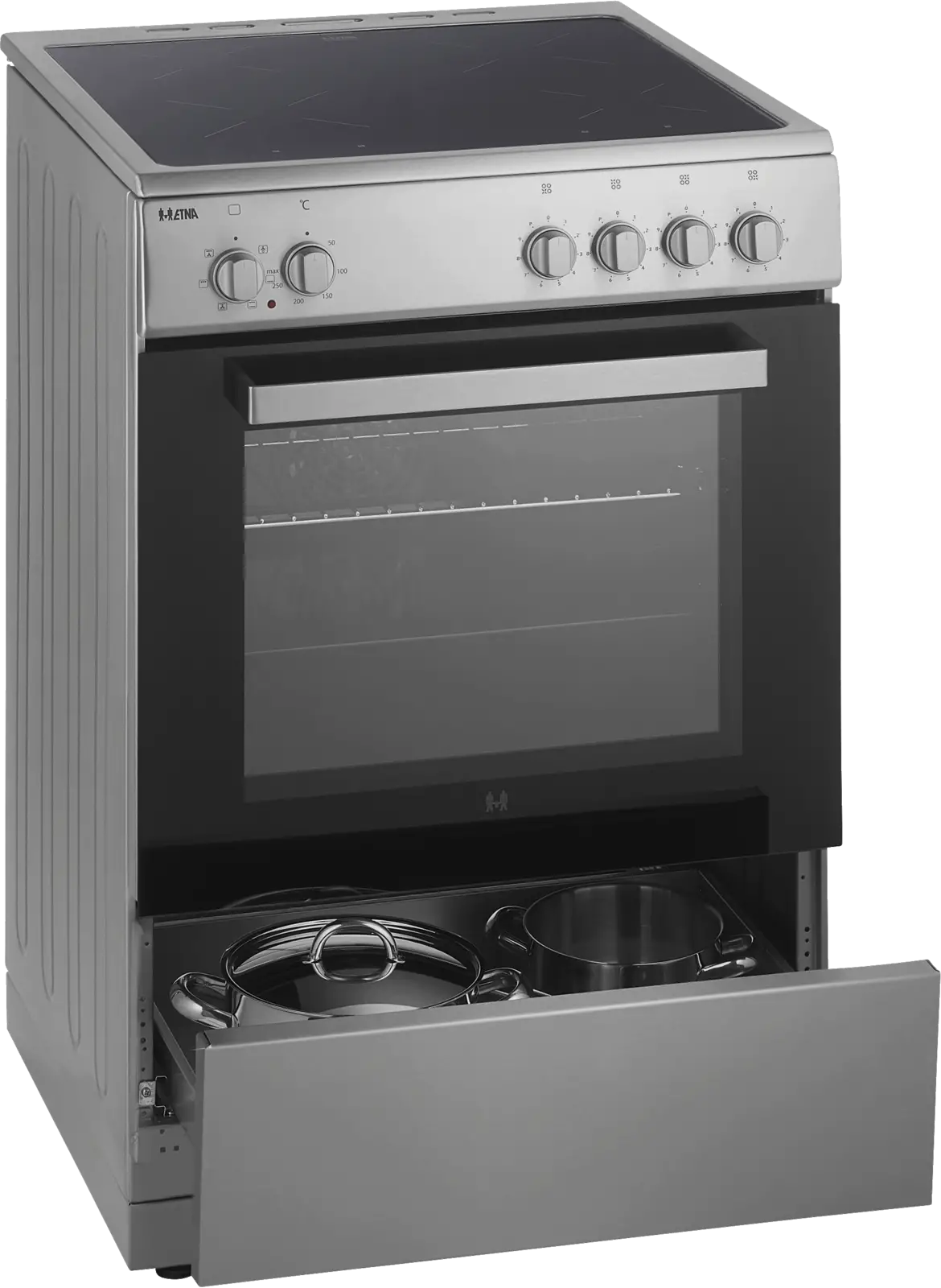 ETNA FIV560RVS Inductie- en Elektro Fornuis