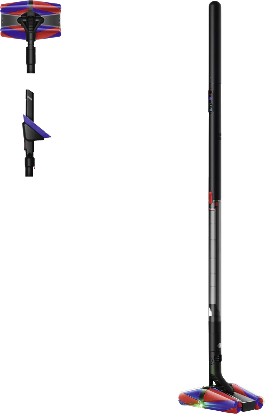 Dyson PencilVac Fluffycones Steelstofzuiger