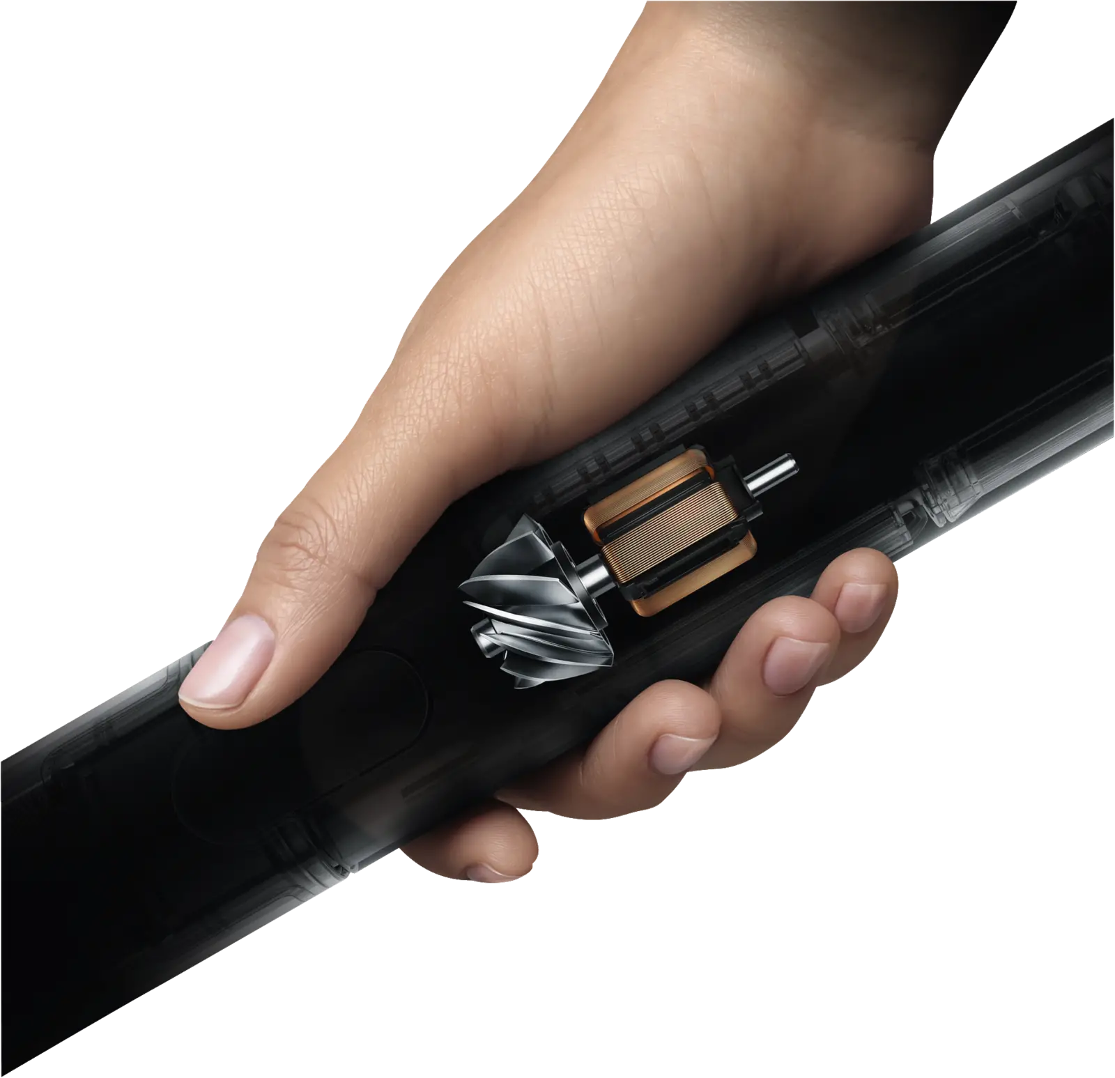 Dyson PencilVac Fluffycones Steelstofzuiger
