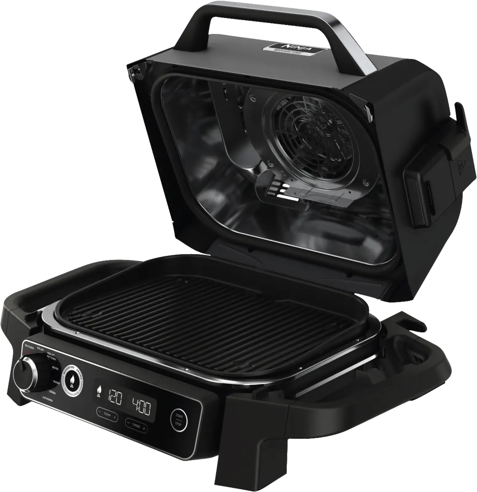 Ninja OG701EU Woodfire Electric BBQ Grill & Smoker