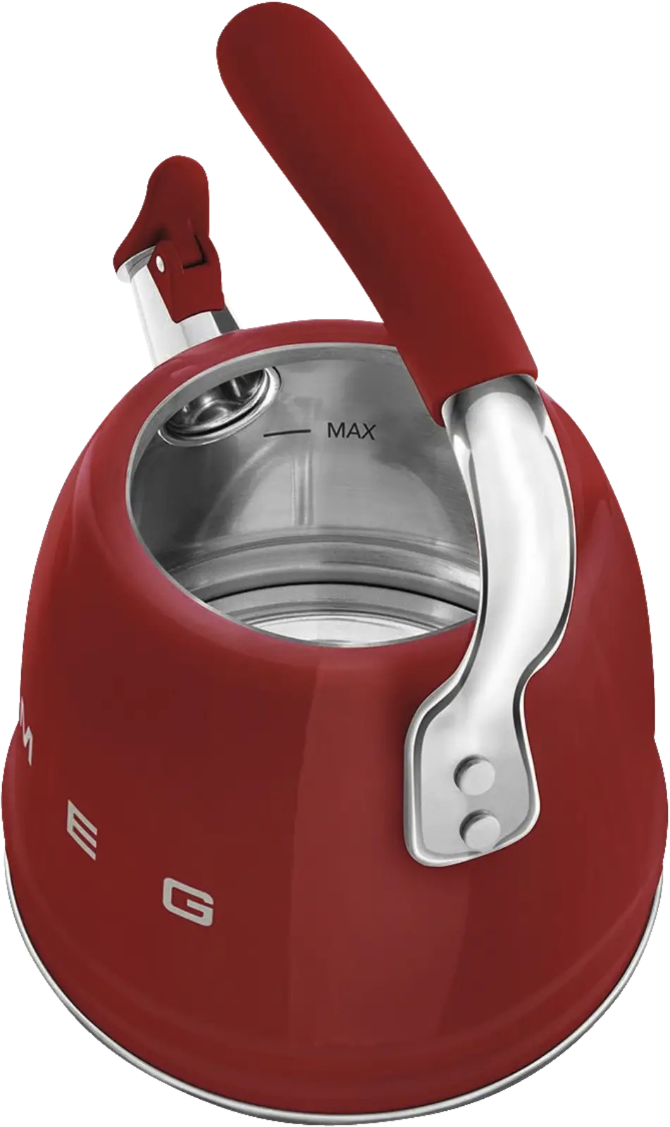 SMEG WKF01RD 50's Style Fluitketel - Rood