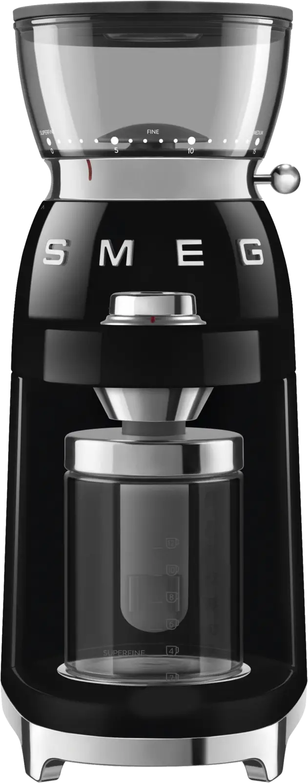 SMEG CGF03BLEU 50's Style Koffiemolen - Zwart