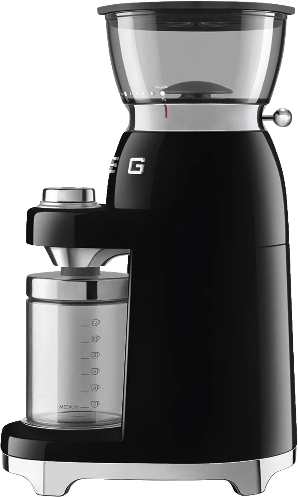 SMEG CGF03BLEU 50's Style Koffiemolen - Zwart