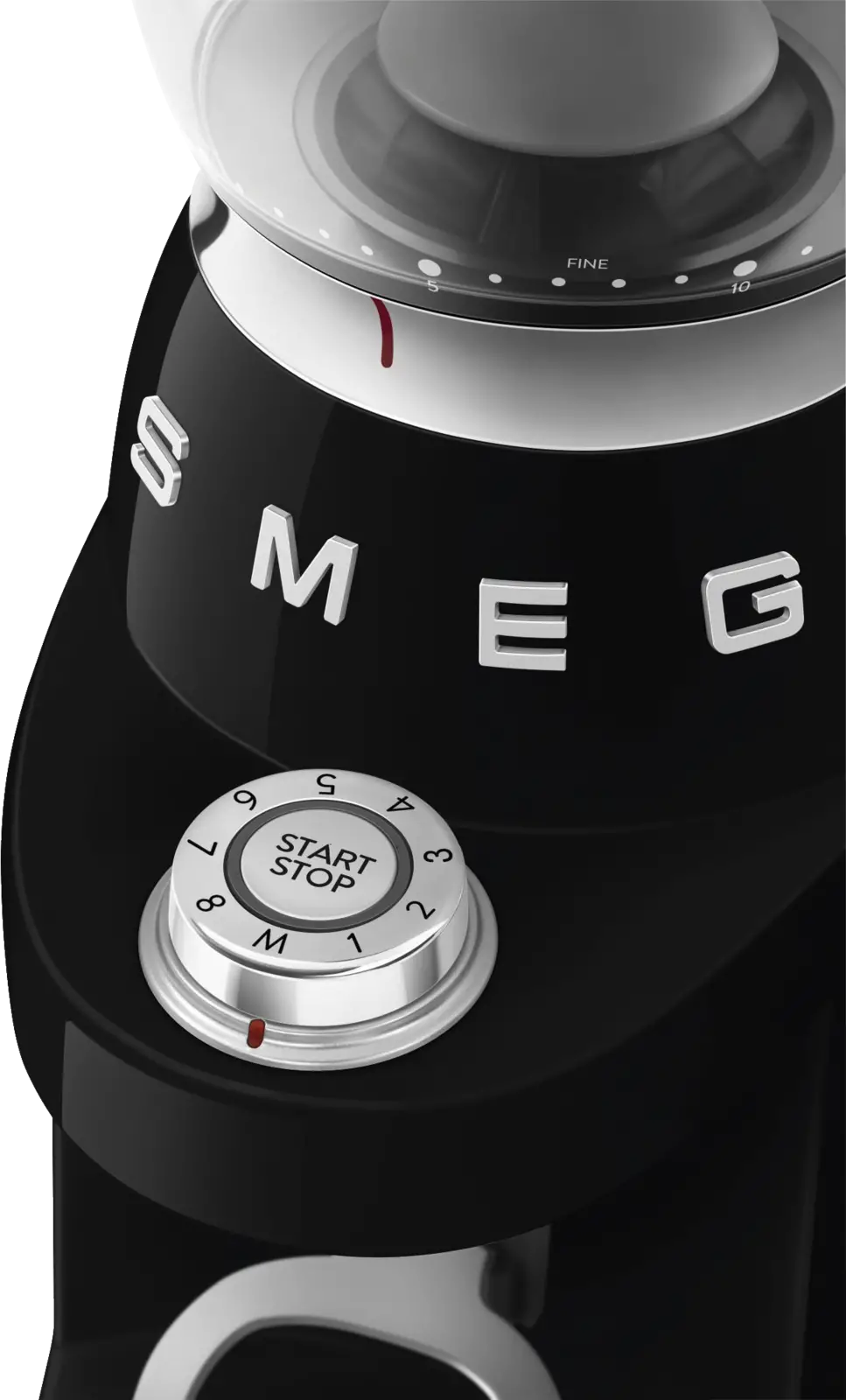 SMEG CGF03BLEU 50's Style Koffiemolen - Zwart