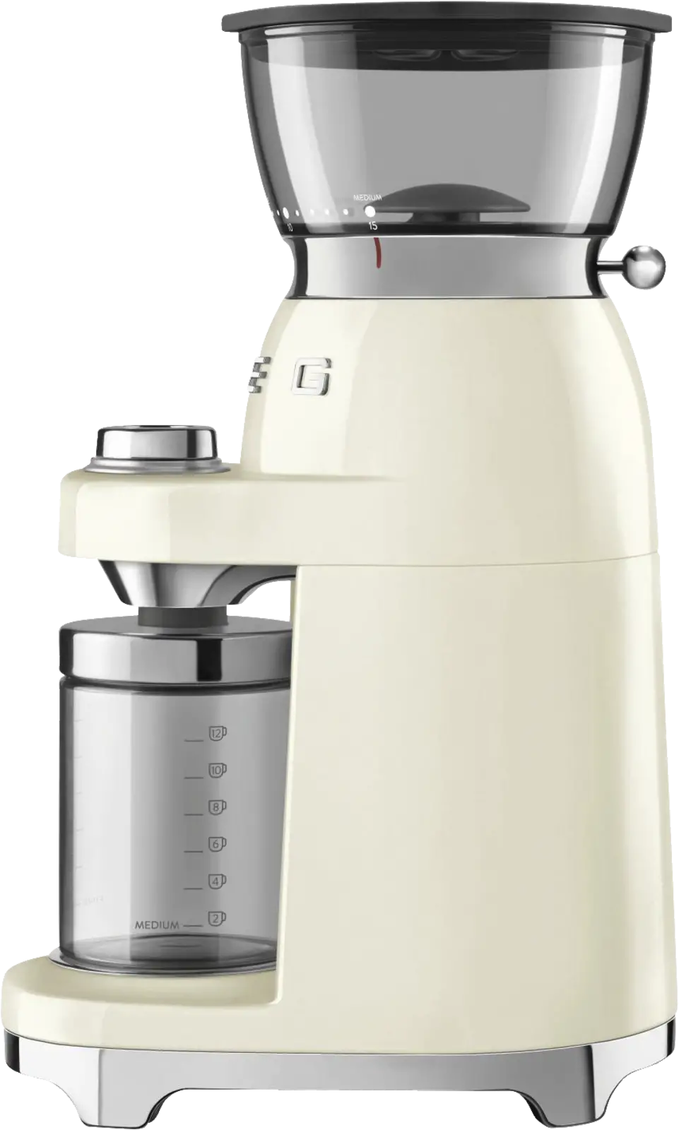 SMEG CGF03CREU 50's Style Koffiemolen - Creme