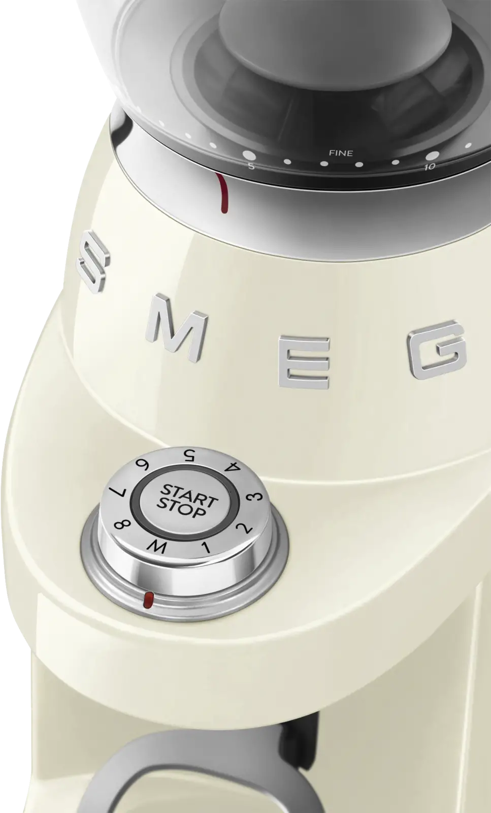 SMEG CGF03CREU 50's Style Koffiemolen - Creme