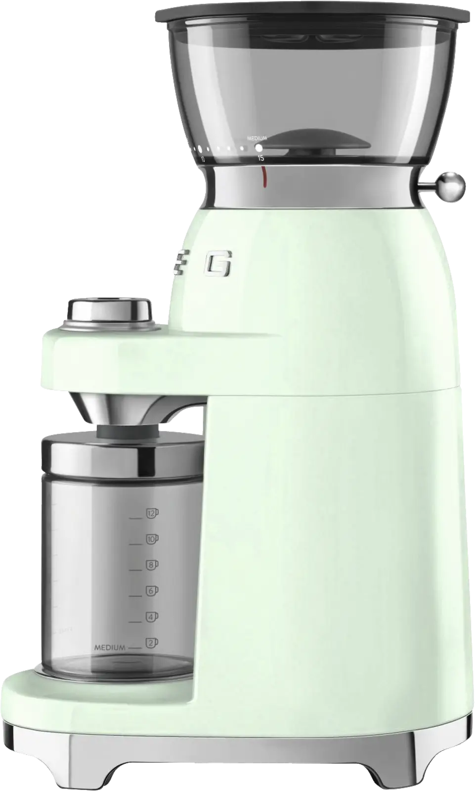 SMEG CGF03PGEU 50's Style Koffiemolen - Pastelgroen