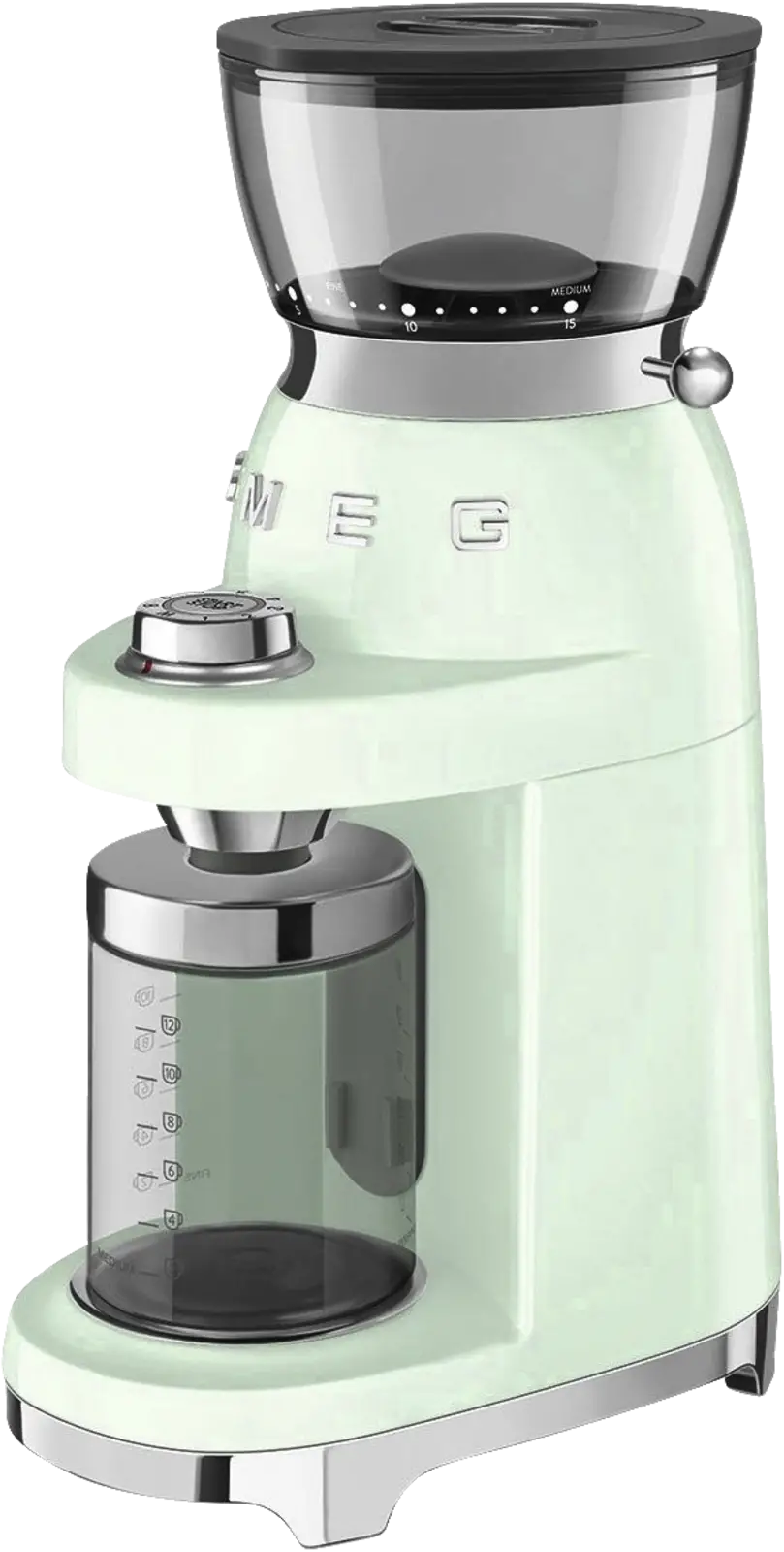 SMEG CGF03PGEU 50's Style Koffiemolen - Pastelgroen