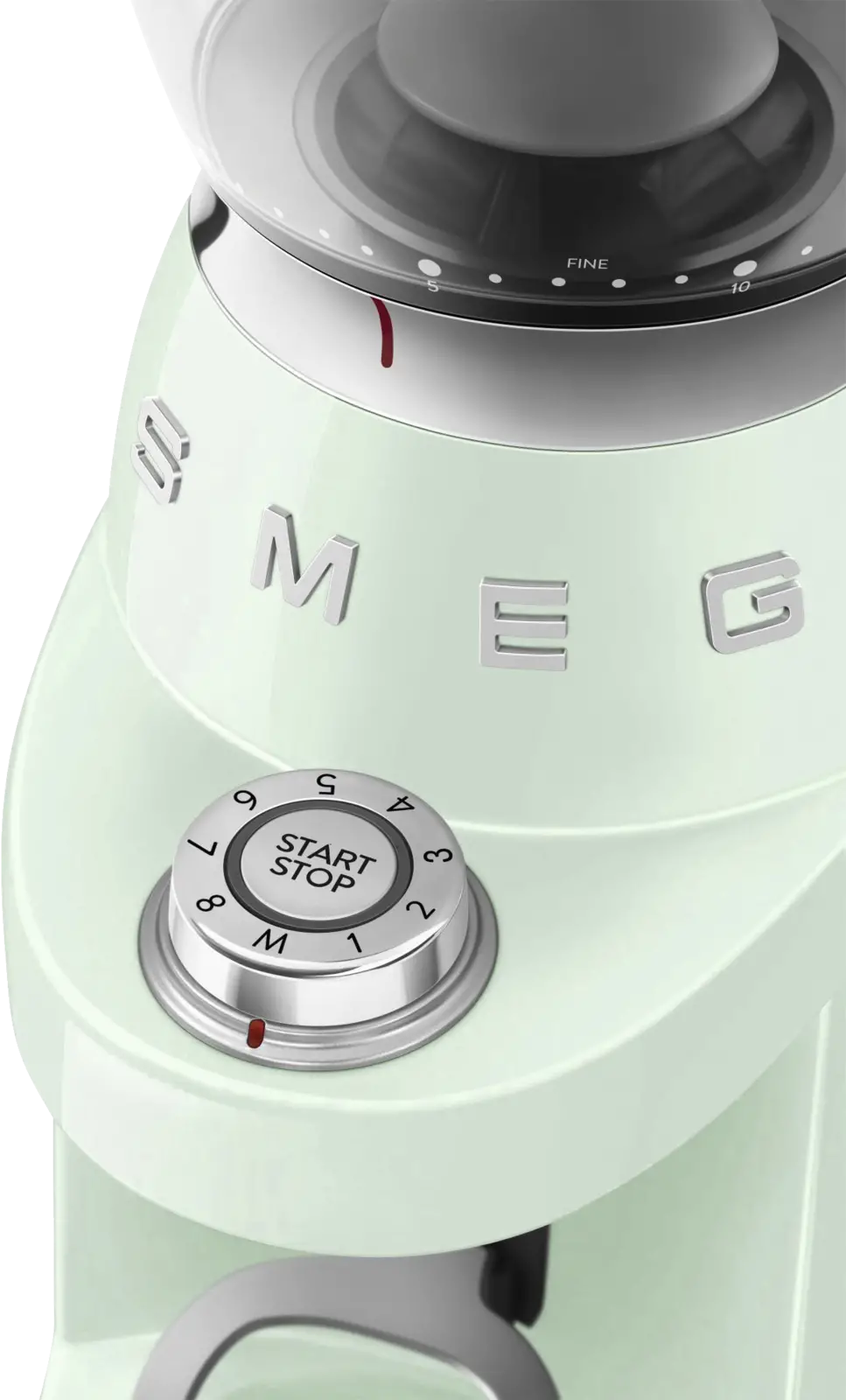 SMEG CGF03PGEU 50's Style Koffiemolen - Pastelgroen