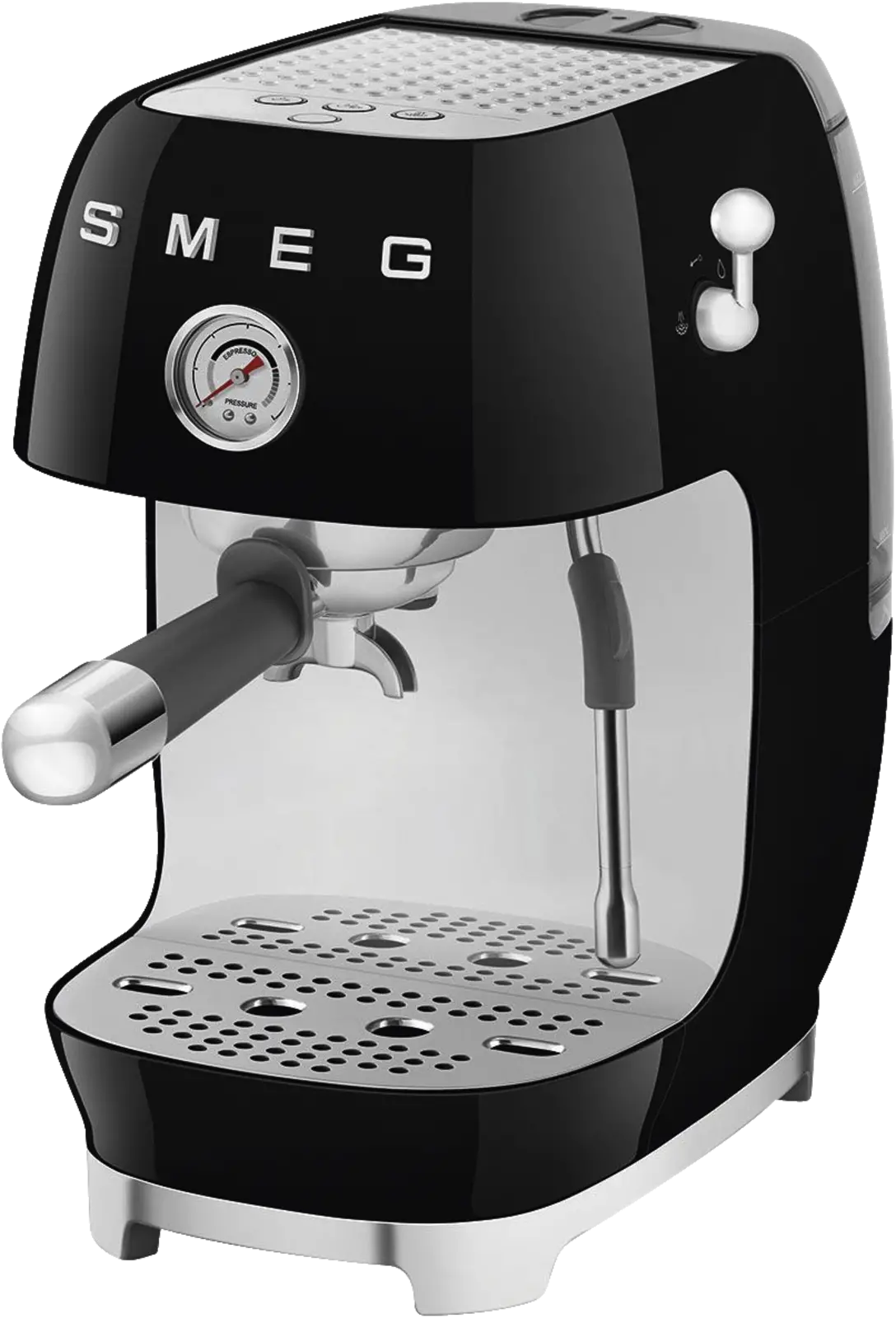 SMEG ECF03BLEU 50's Style Handmatige Espressomachine - Zwart 